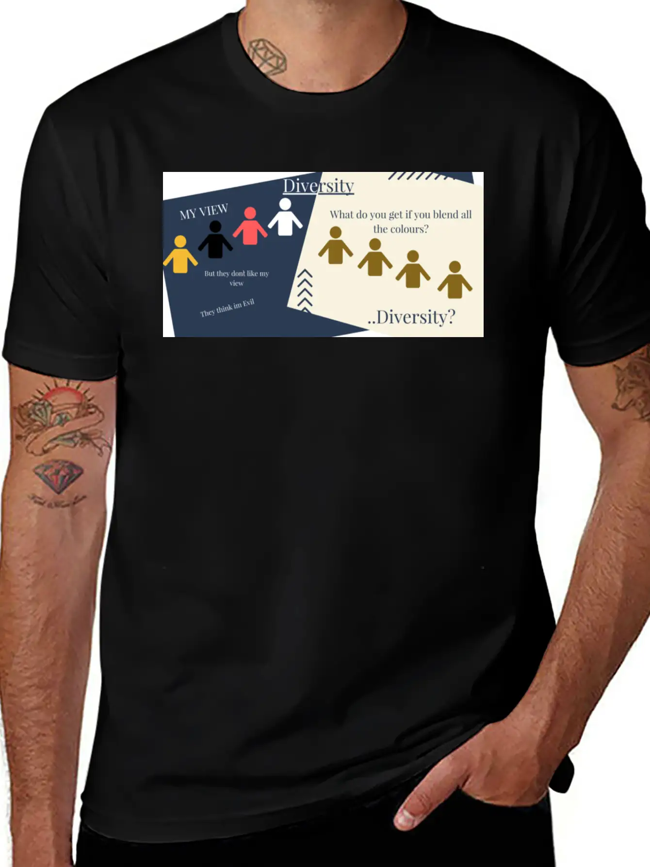 Diversity Basic Graphic T-Shirt – Daily Comfort In Soft Cotton