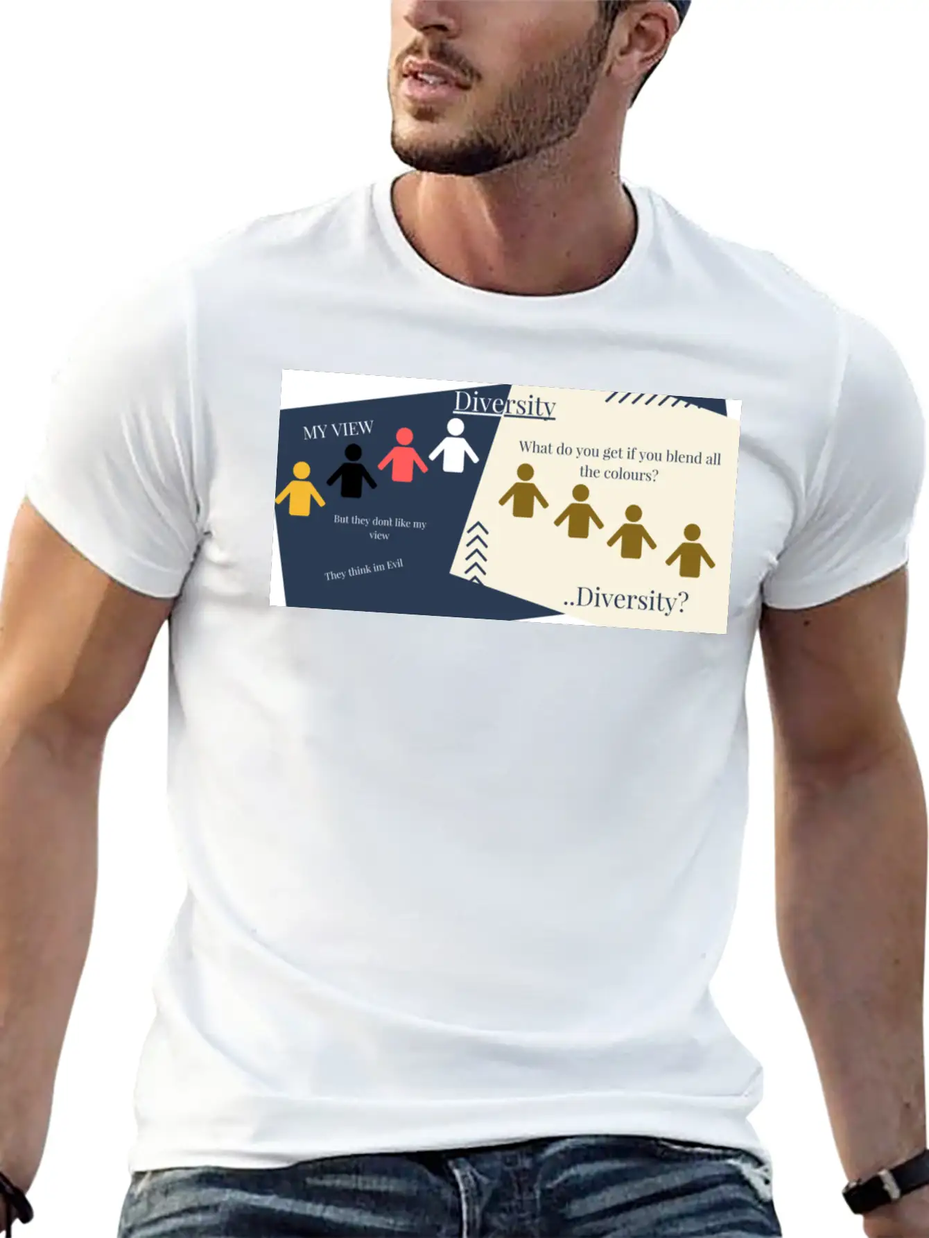 Diversity Basic Graphic T-Shirt – Daily Comfort In Soft Cotton
