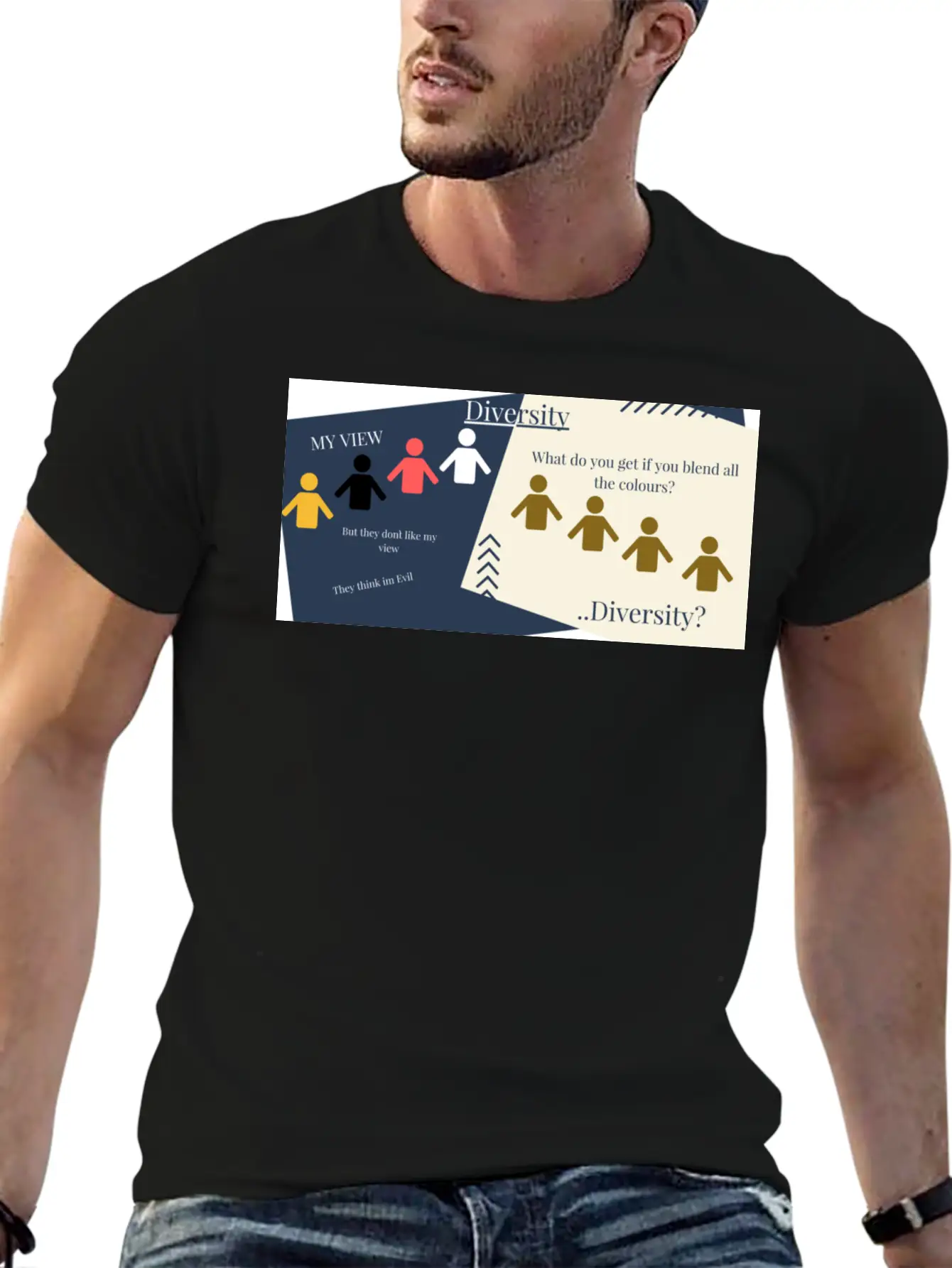 Diversity Basic Graphic T-Shirt – Daily Comfort In Soft Cotton
