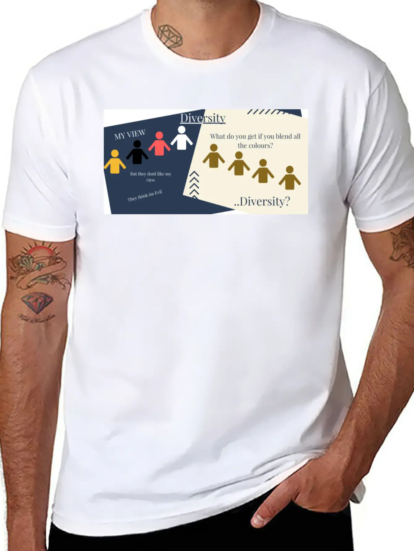 Diversity Basic Graphic T-Shirt – Daily Comfort In Soft Cotton