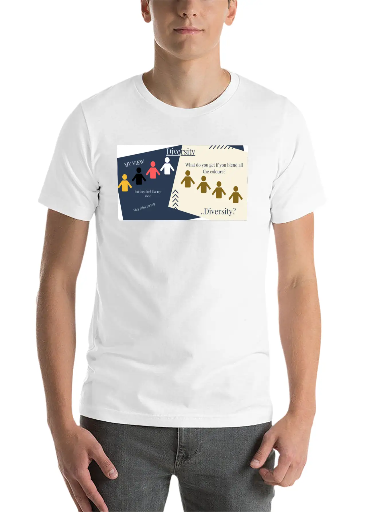 Diversity Basic Graphic T-Shirt – Daily Comfort In Soft Cotton