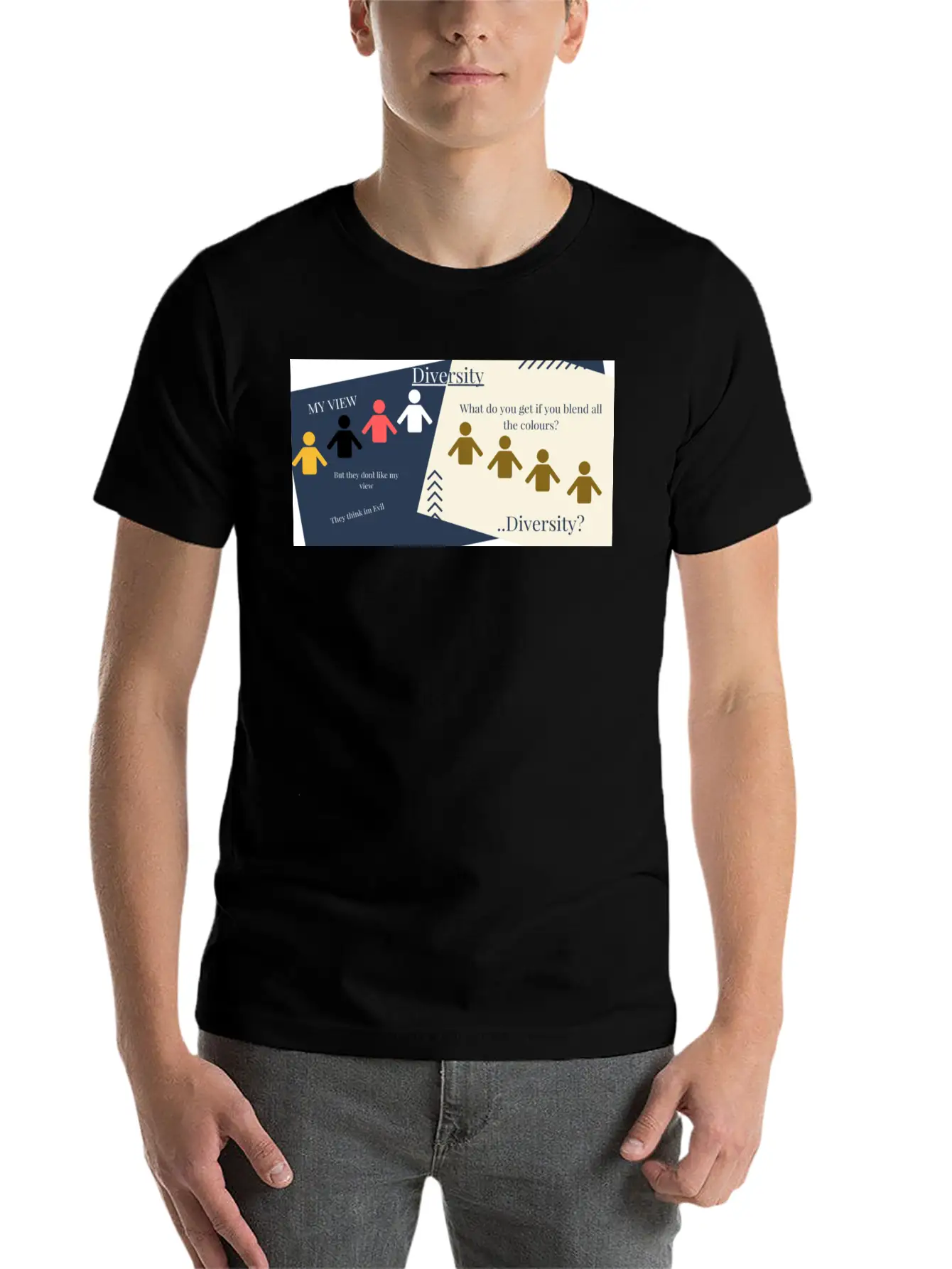Diversity Basic Graphic T-Shirt – Daily Comfort In Soft Cotton