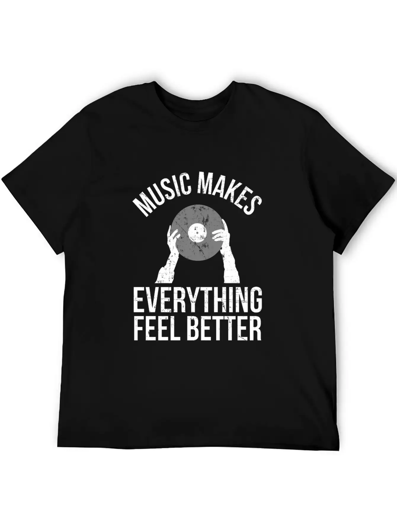 DJ Records Djane Turntable Music Vinyl Basic Graphic T-Shirt – Daily Comfort In Soft Cotton