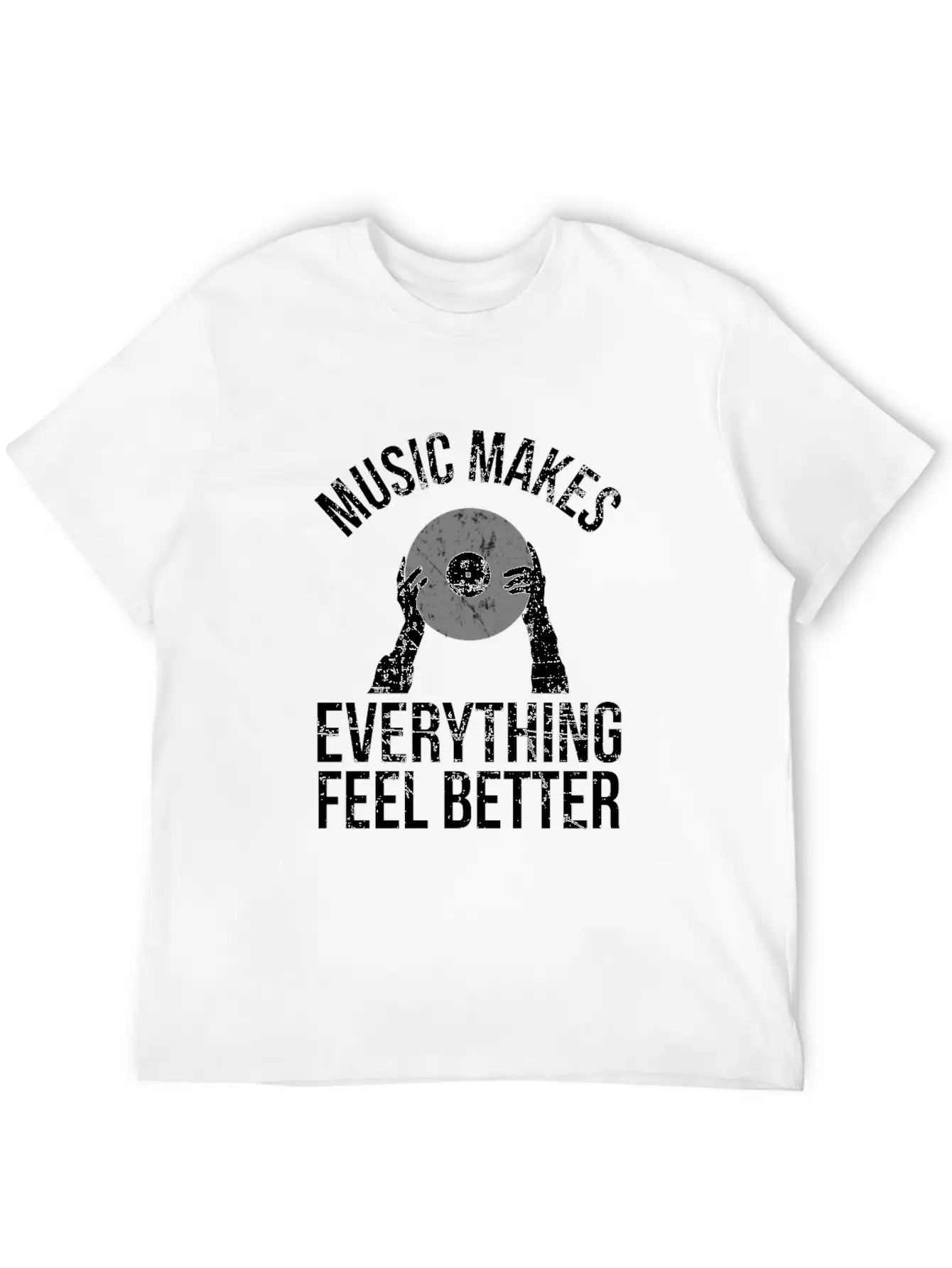 DJ Records Djane Turntable Music Vinyl Basic Graphic T-Shirt – Daily Comfort In Soft Cotton