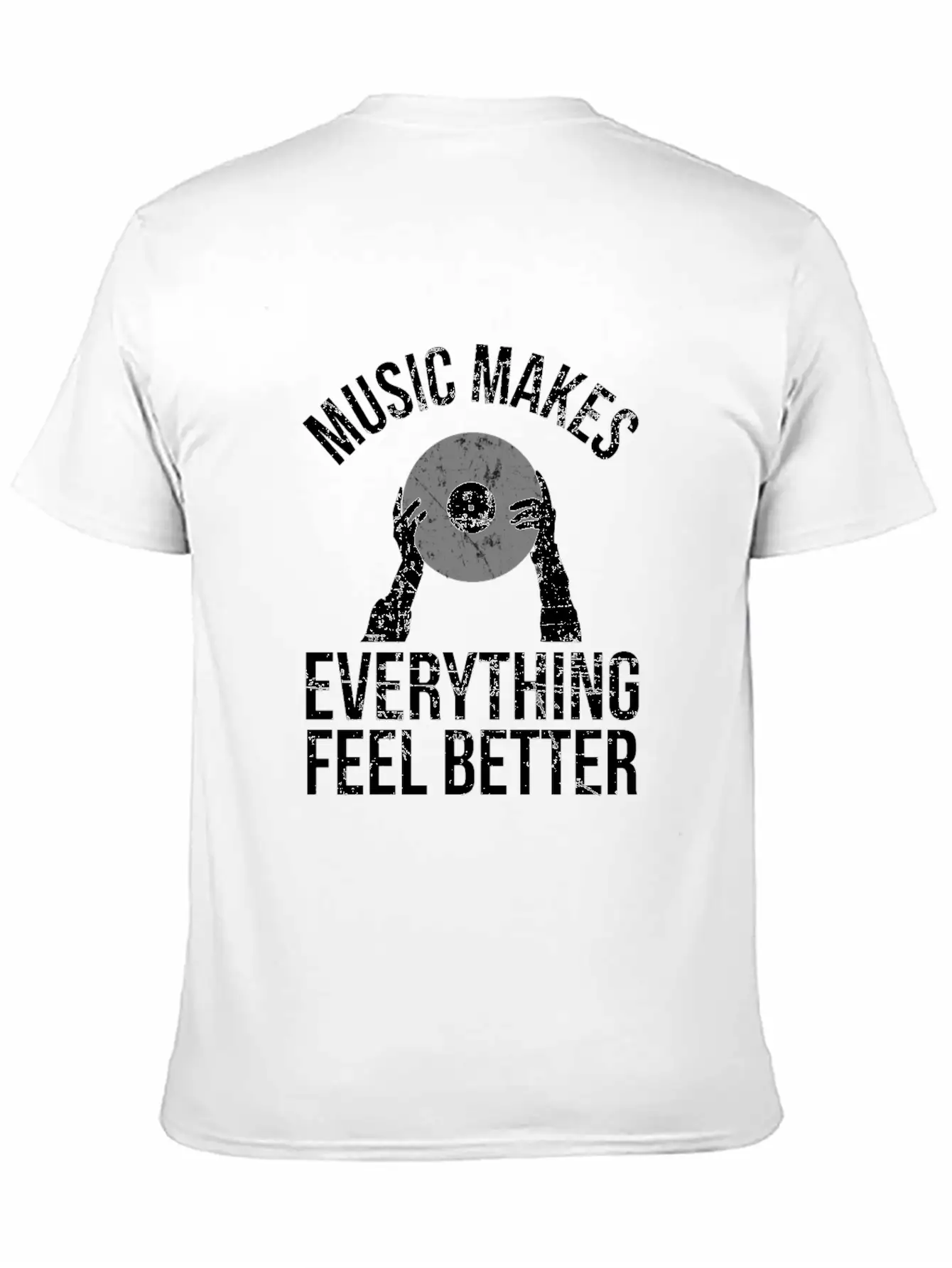 DJ Records Djane Turntable Music Vinyl Basic Graphic T-Shirt – Daily Comfort In Soft Cotton
