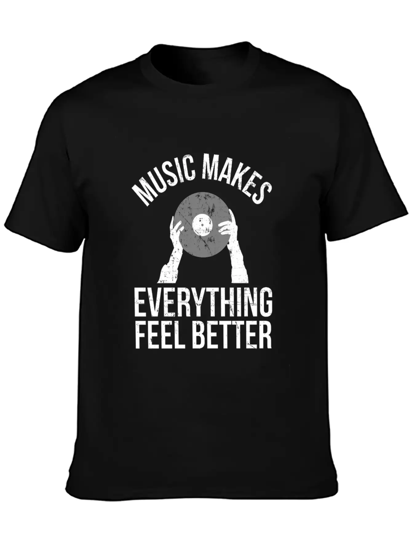 DJ Records Djane Turntable Music Vinyl Basic Graphic T-Shirt – Daily Comfort In Soft Cotton