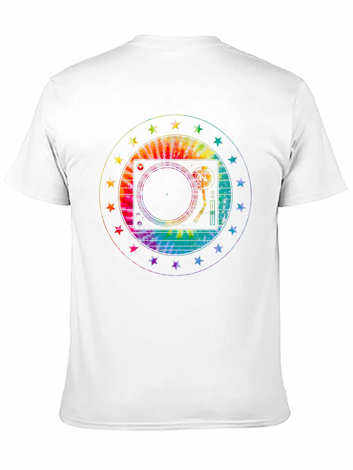 DJ Turntable And Speaker Set, Men's Shirt And Unisex Short Sleeve Soft Cotton T-Shirt – Casual Everyday Wear