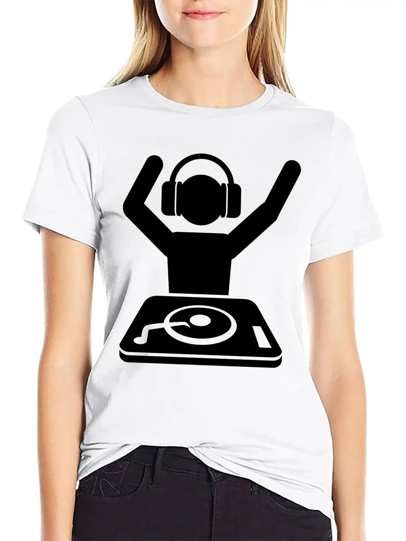 DJ Unisex Short Sleeve Soft Cotton T-Shirt – Casual Everyday Wear
