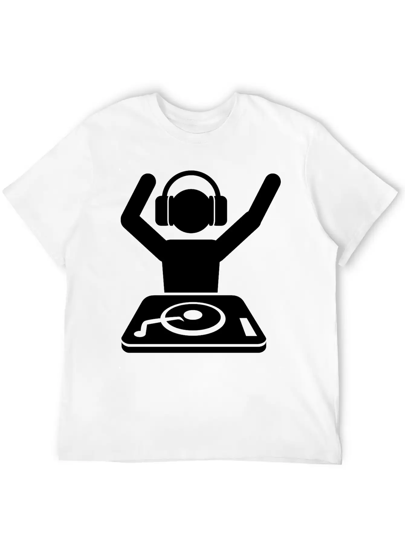DJ Unisex Short Sleeve Soft Cotton T-Shirt – Casual Everyday Wear