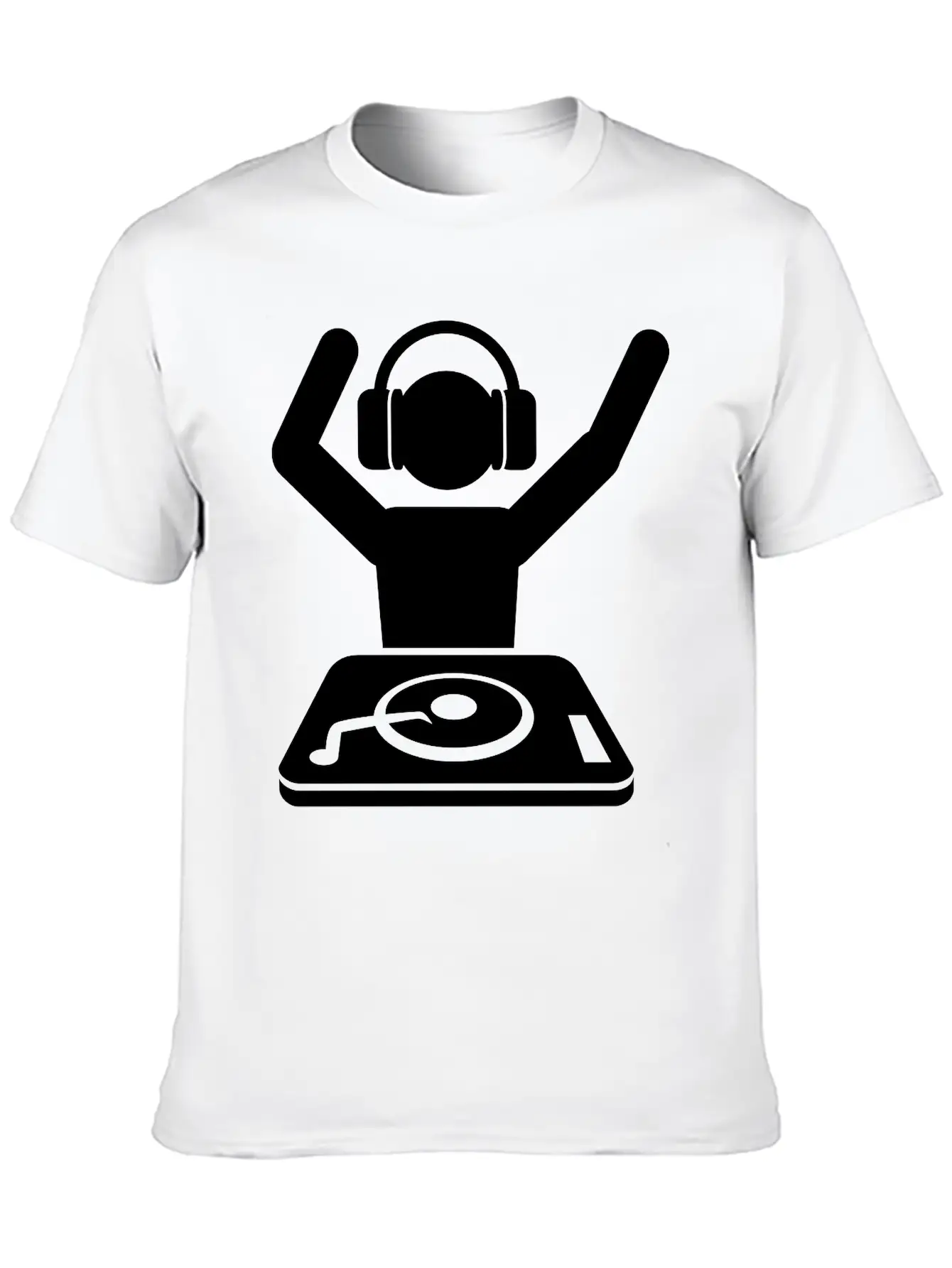 DJ Unisex Short Sleeve Soft Cotton T-Shirt – Casual Everyday Wear