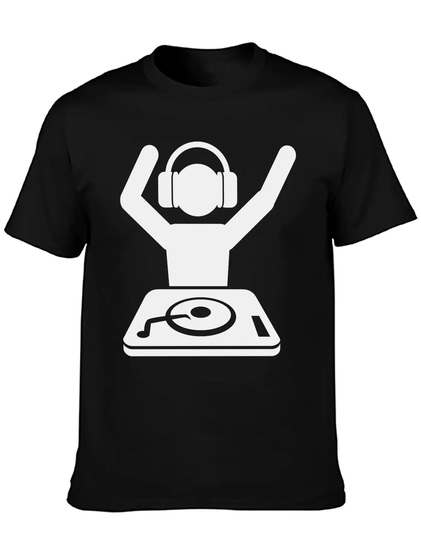 DJ Unisex Short Sleeve Soft Cotton T-Shirt – Casual Everyday Wear