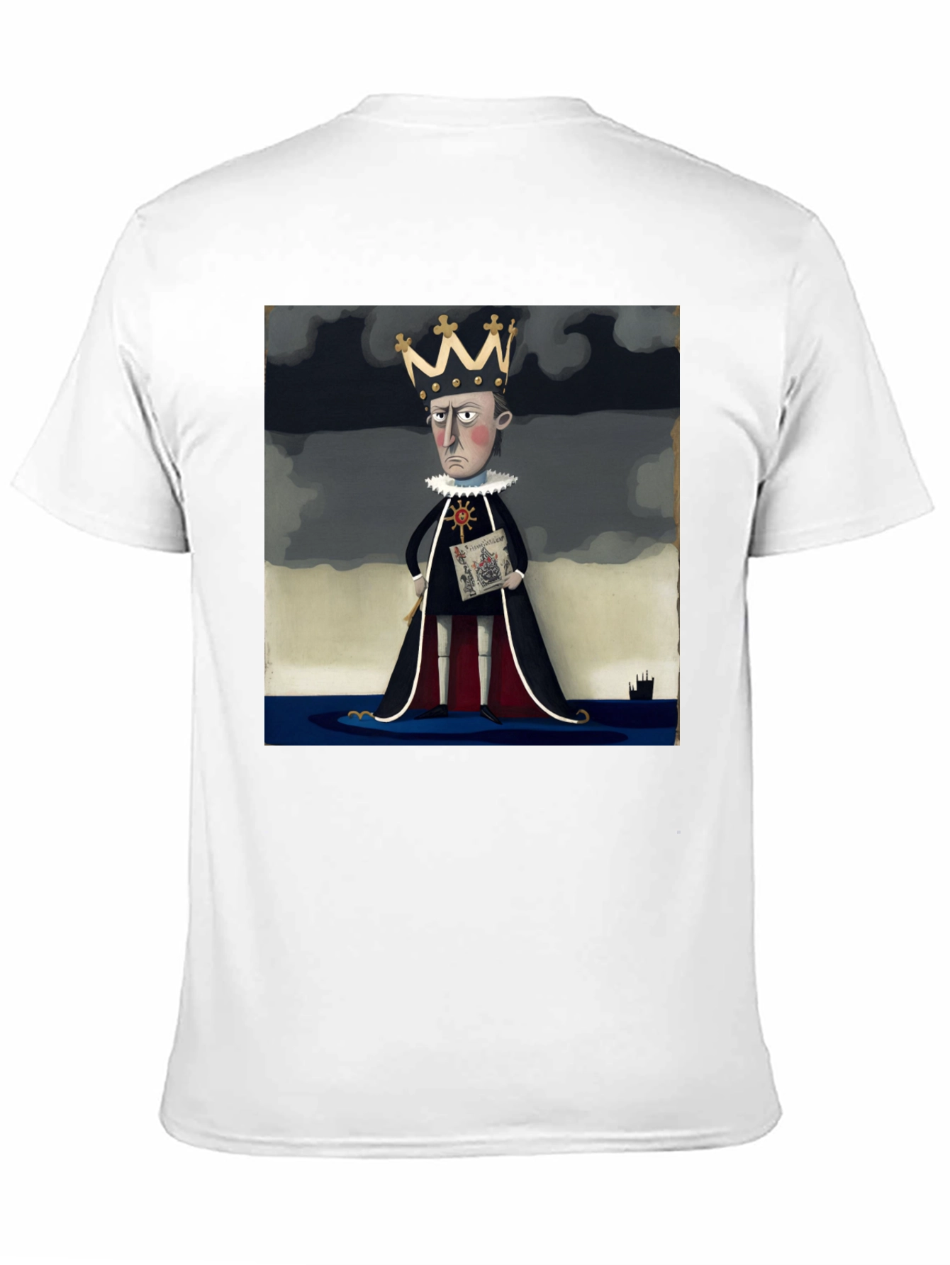 Royal Decree T-Shirt: Cartoon King Tee