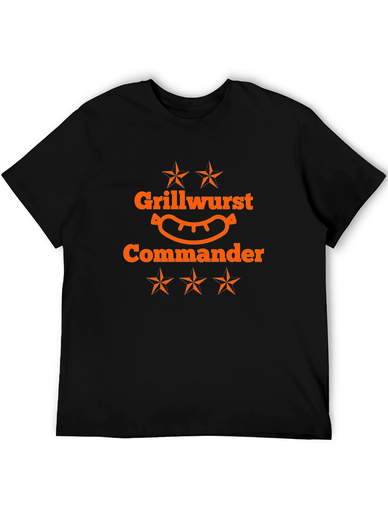 Grillwurst Commander Black T-Shirt