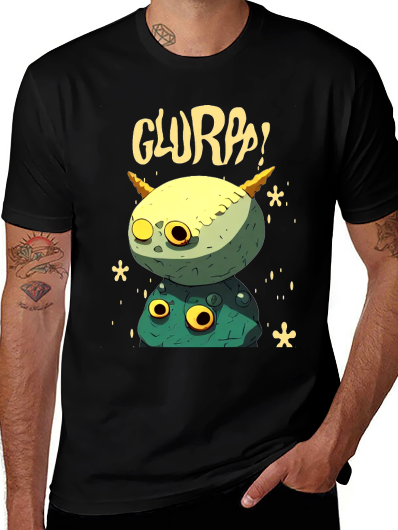 Glurpp! Monster Stack T-Shirt - Funky Graphic Tee