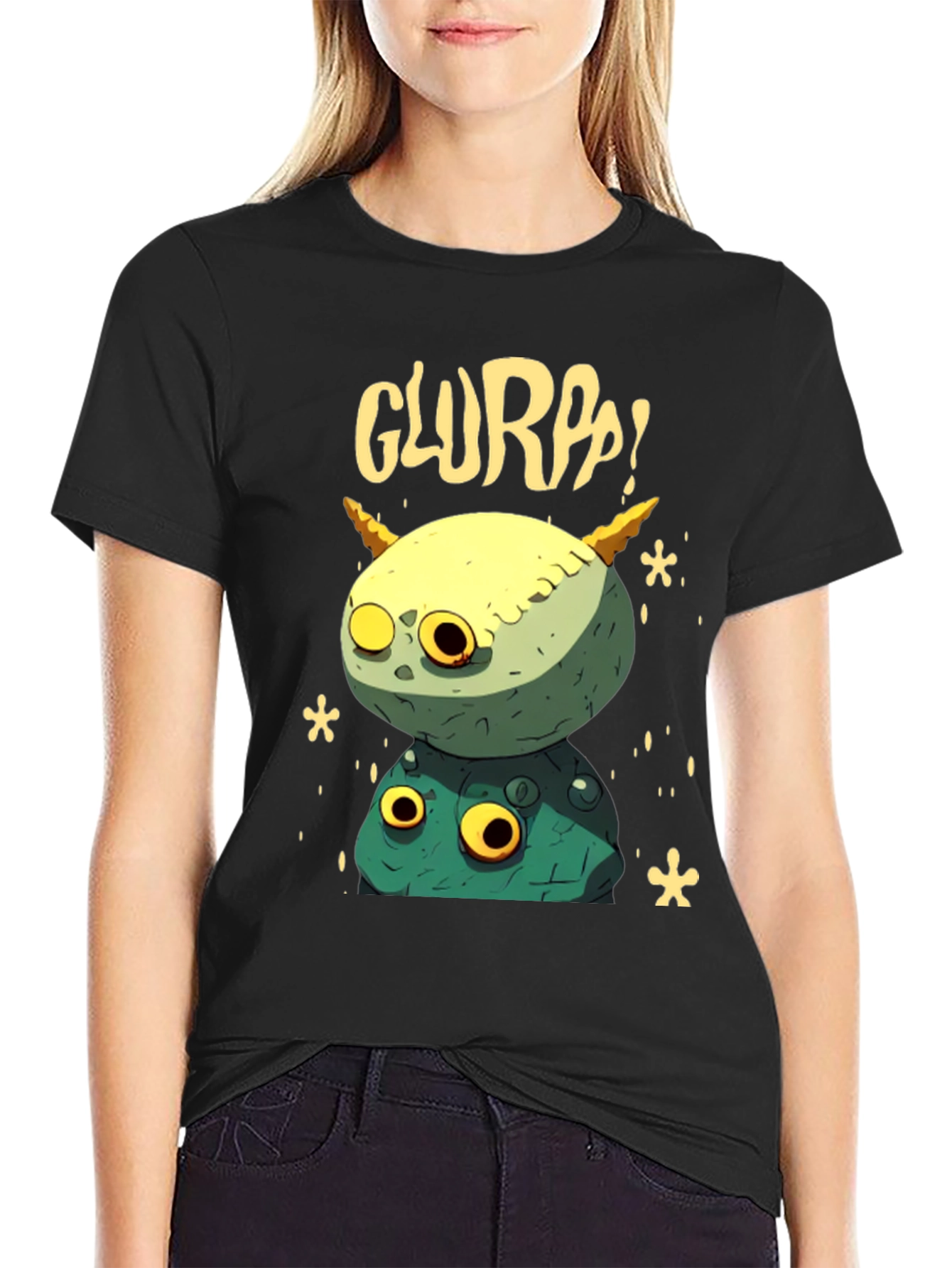 Glurpp! Monster Stack T-Shirt - Funky Graphic Tee