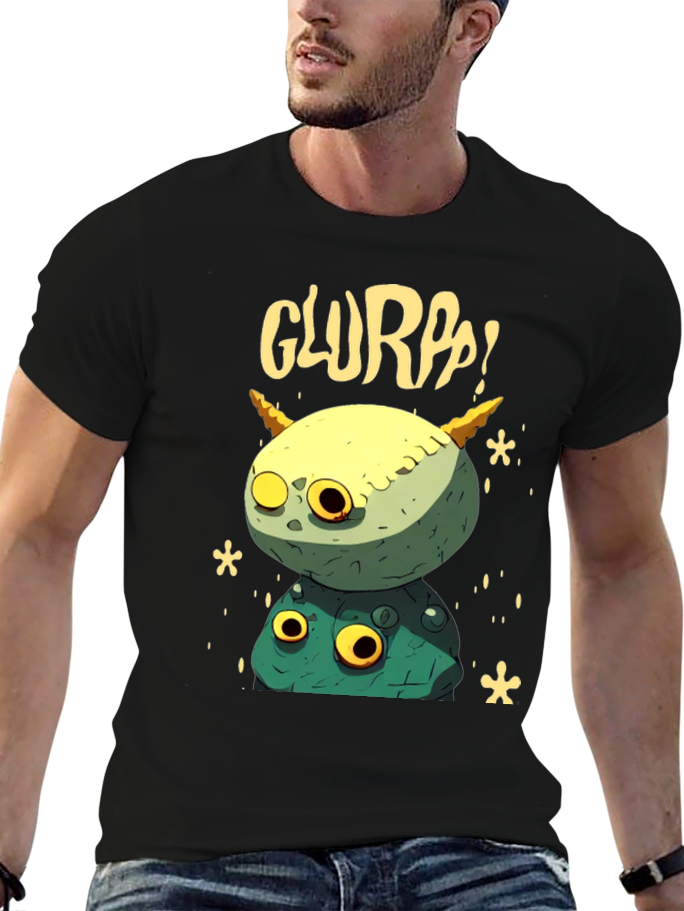 Glurpp! Monster Stack T-Shirt - Funky Graphic Tee