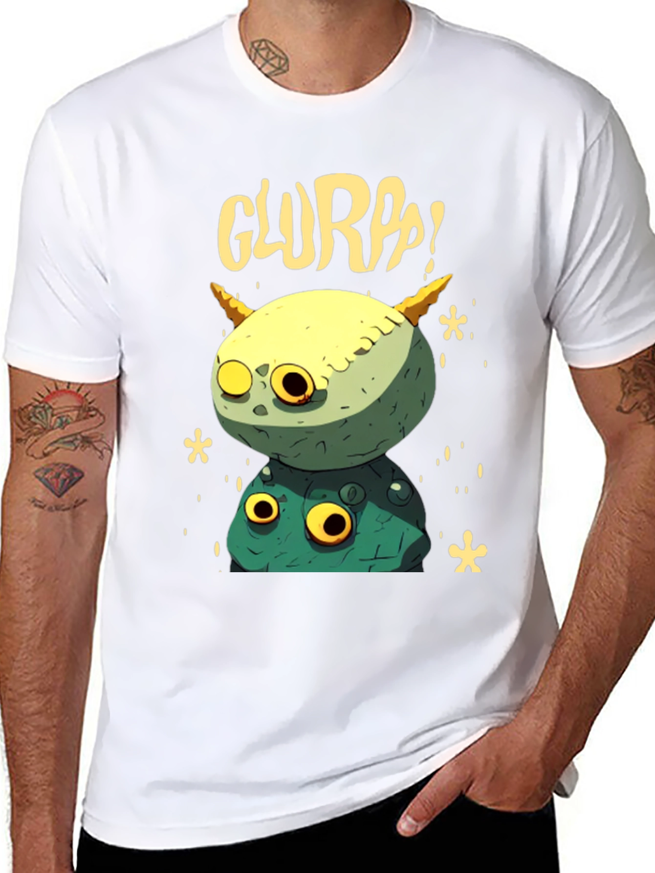 Glurpp! Monster Stack T-Shirt - Funky Graphic Tee
