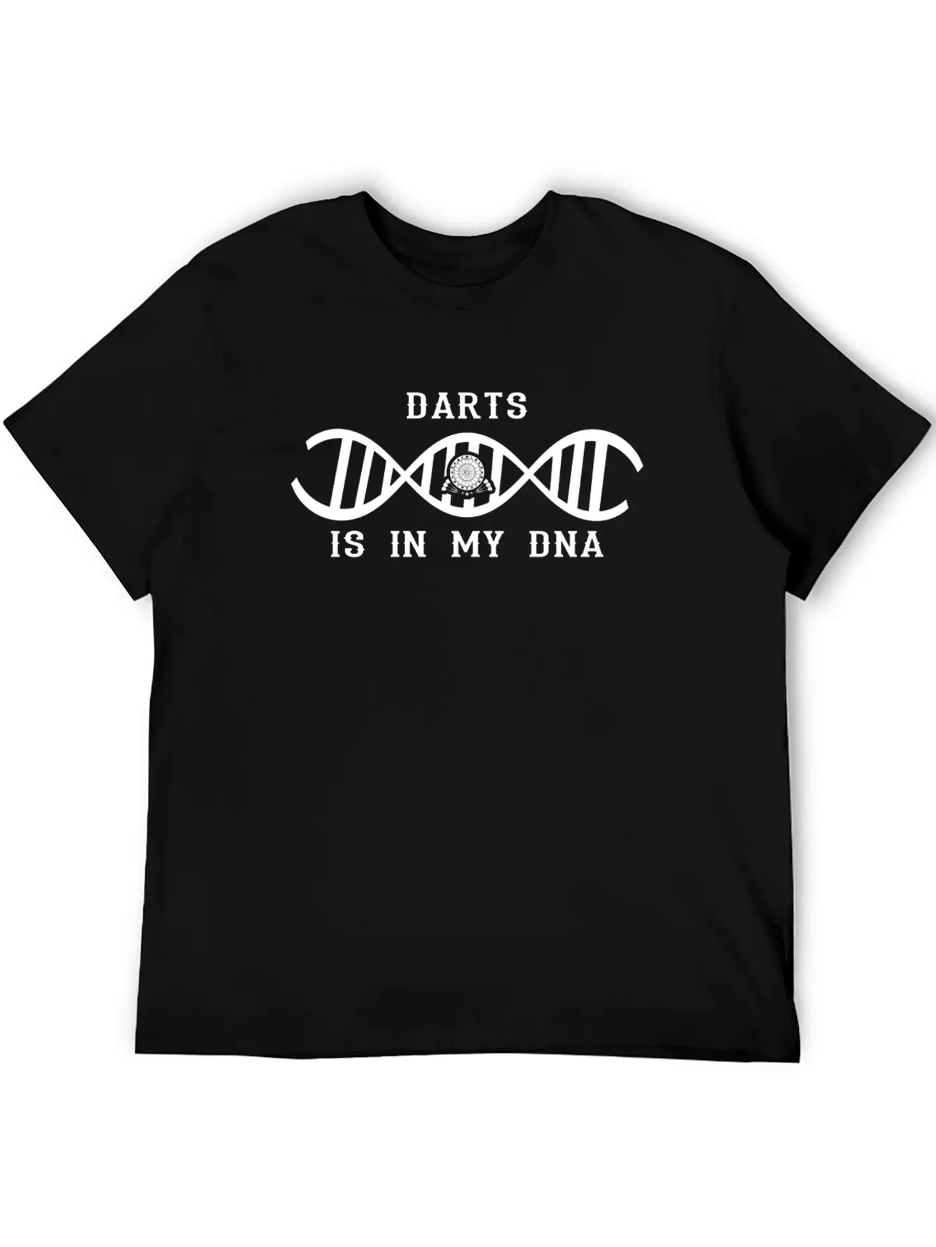 Dna Dns Roots Love Geschenk Dart Darts Darter Stylish Everyday T-Shirt – Unisex Basic Cotton Tee