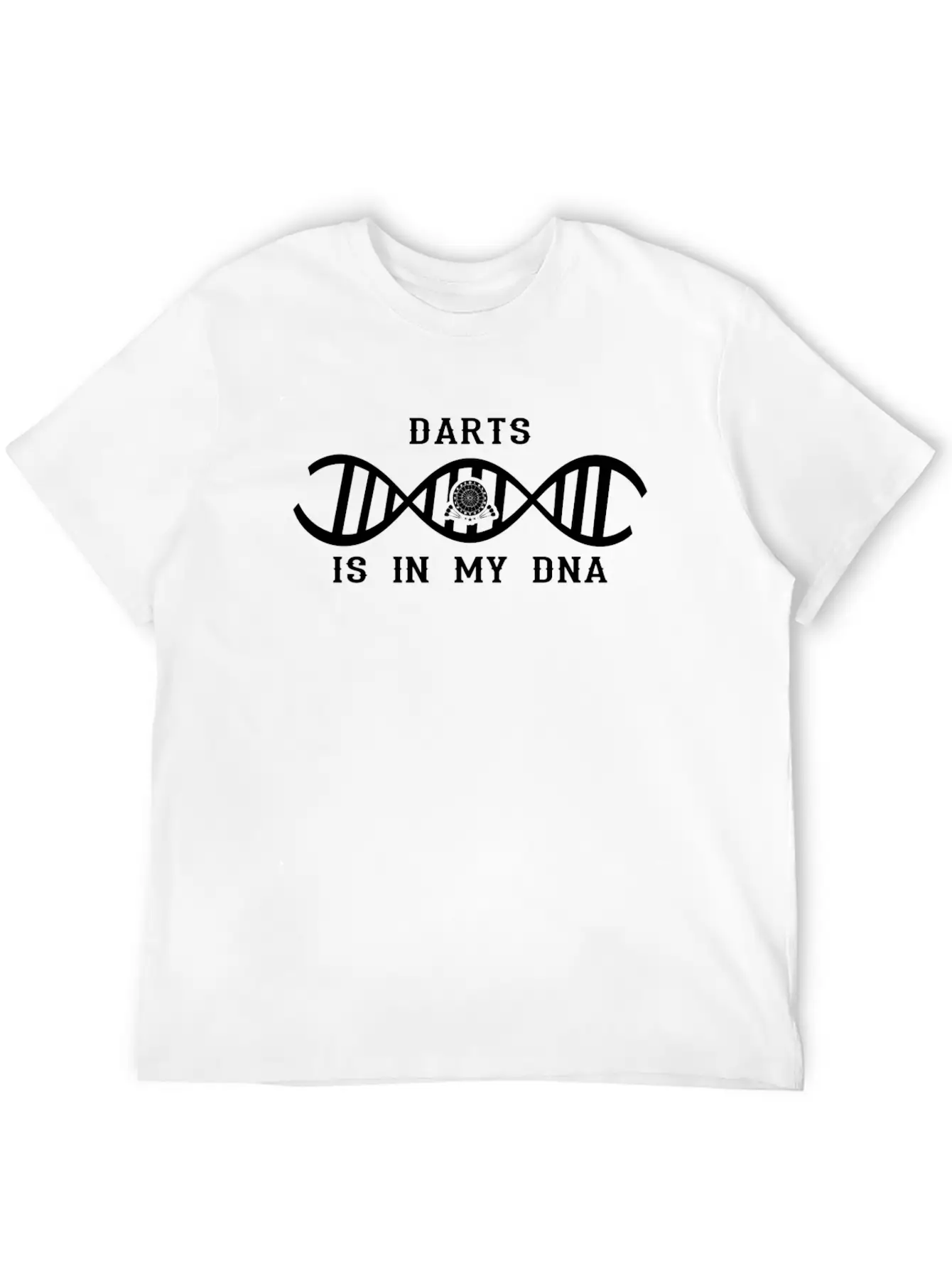 Dna Dns Roots Love Geschenk Dart Darts Darter Stylish Everyday T-Shirt – Unisex Basic Cotton Tee