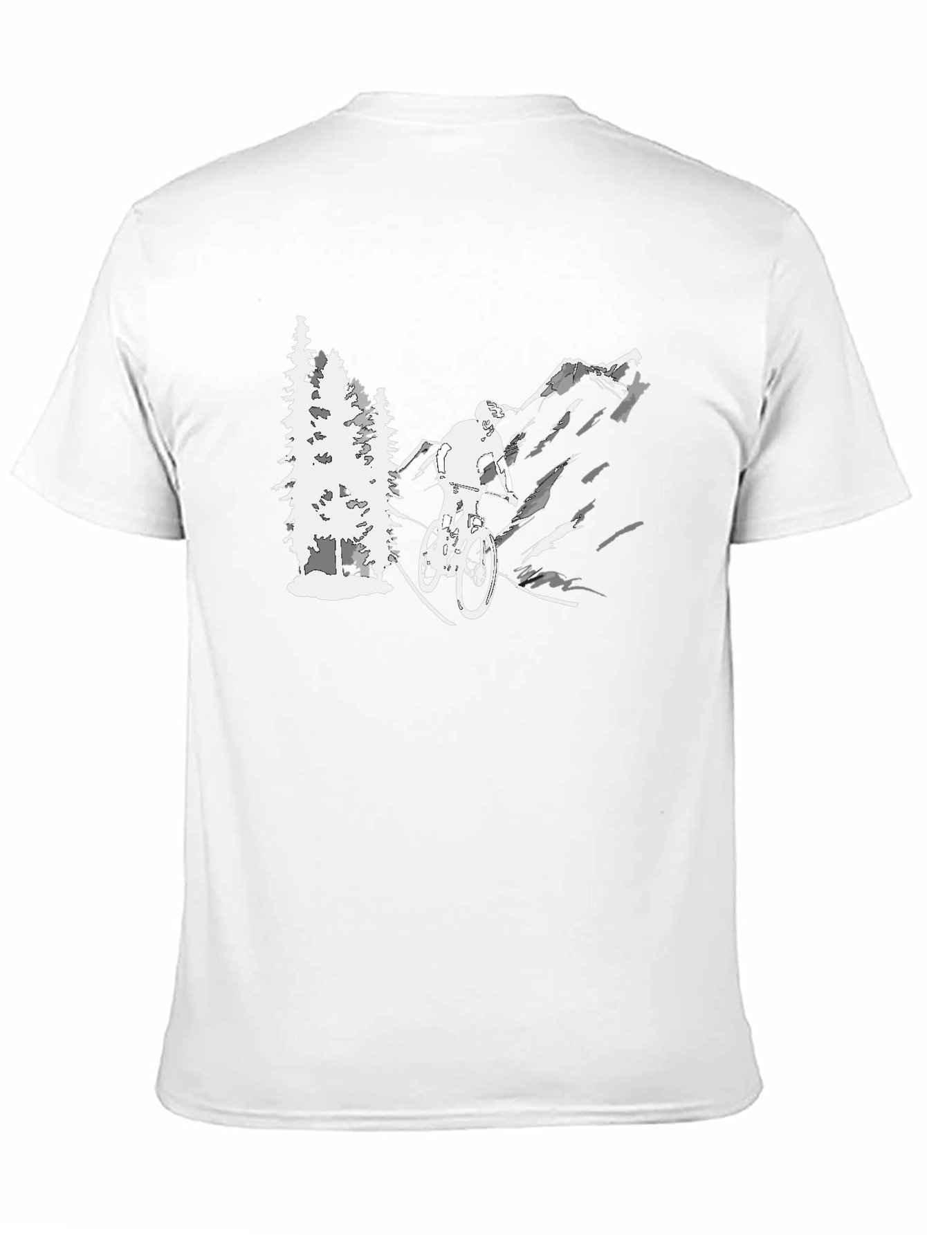 Mountain Biking Graphic T-Shirt