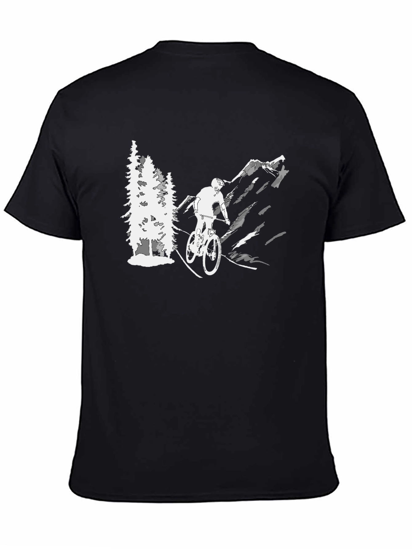 Mountain Biking Graphic T-Shirt