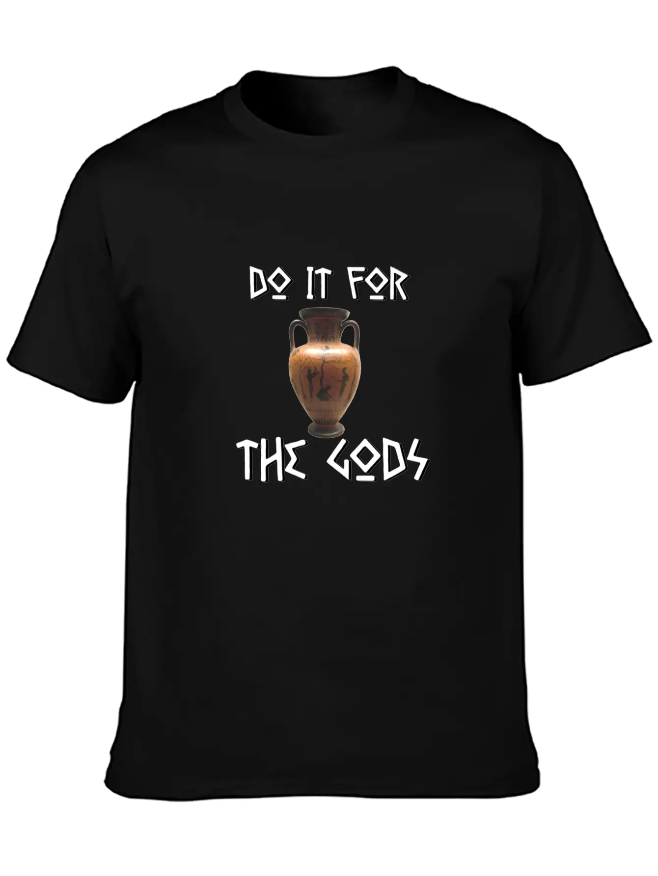 Do It For The Gods Comfortable Minimalist Graphic Tee – Summer Style Essential