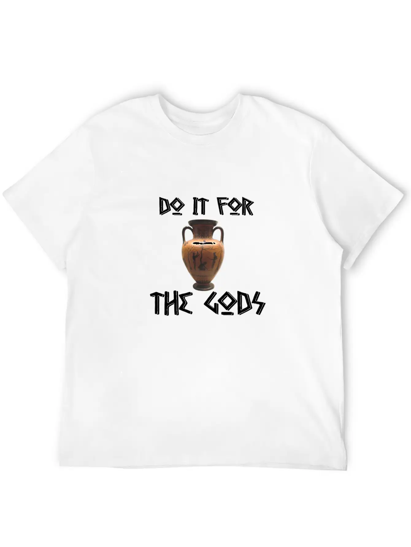 Do It For The Gods Comfortable Minimalist Graphic Tee – Summer Style Essential
