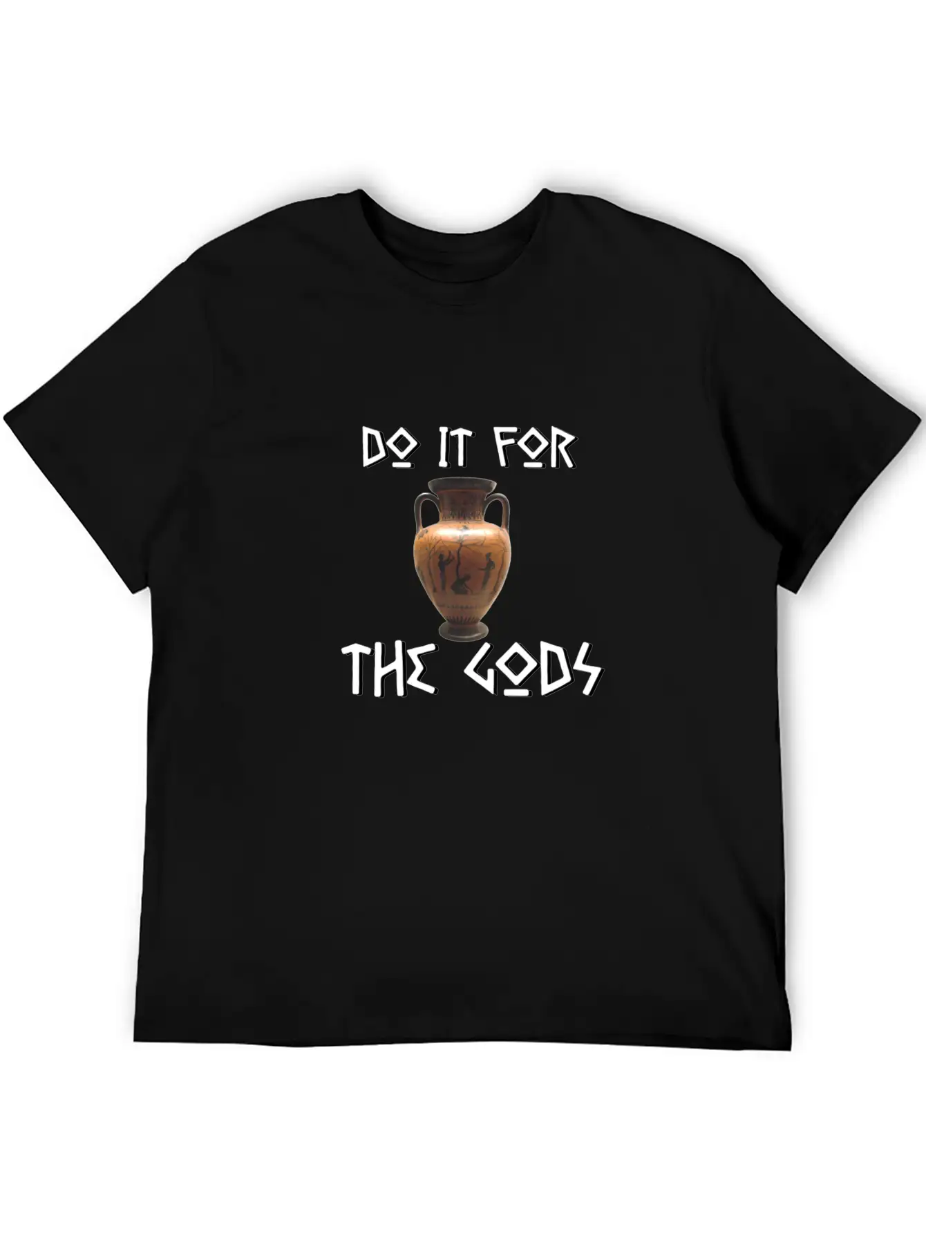 Do It For The Gods Comfortable Minimalist Graphic Tee – Summer Style Essential