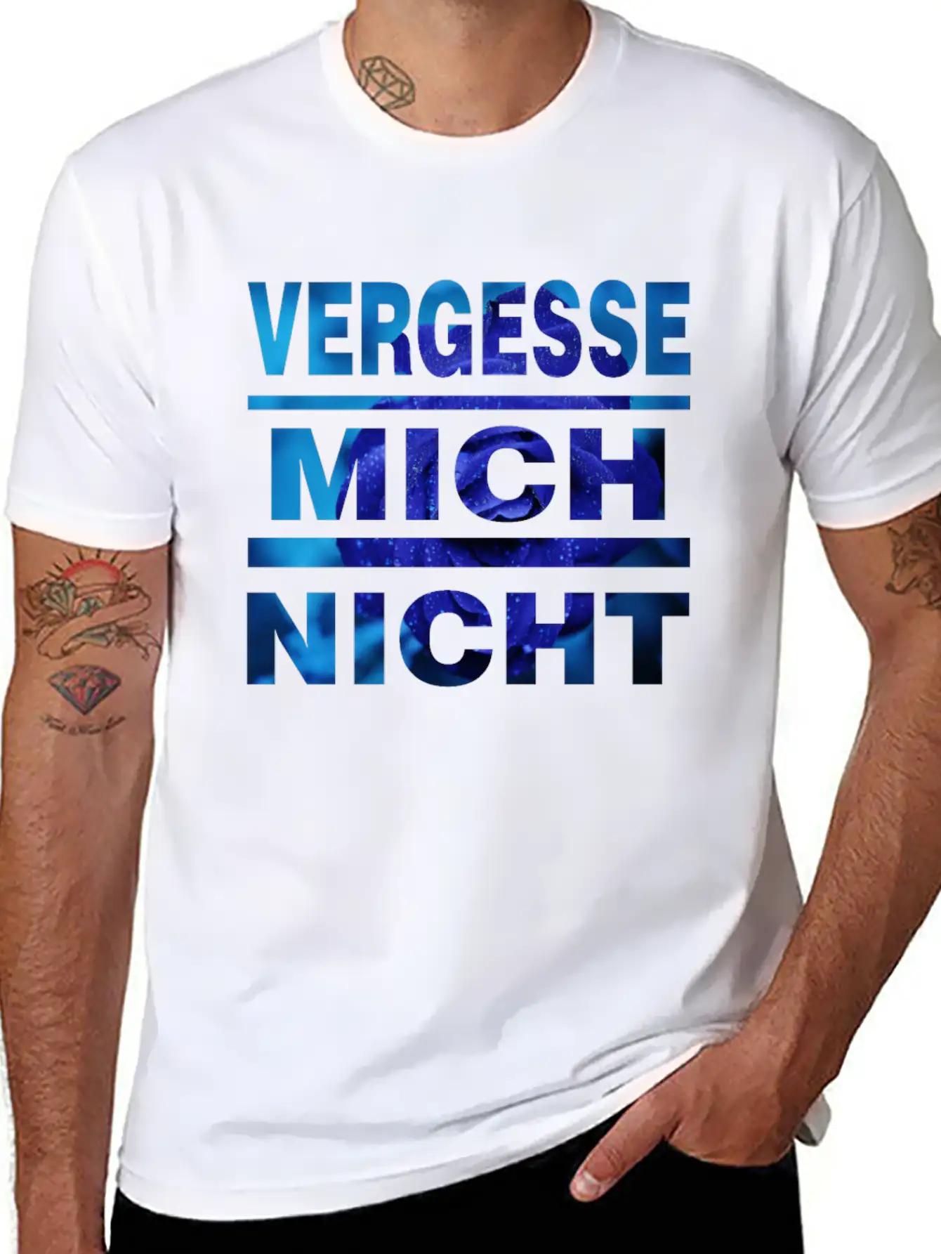 Do Not Forget Me - I Miss You Painfully Unisex Short Sleeve Soft Cotton T-Shirt – Casual Everyday Wear