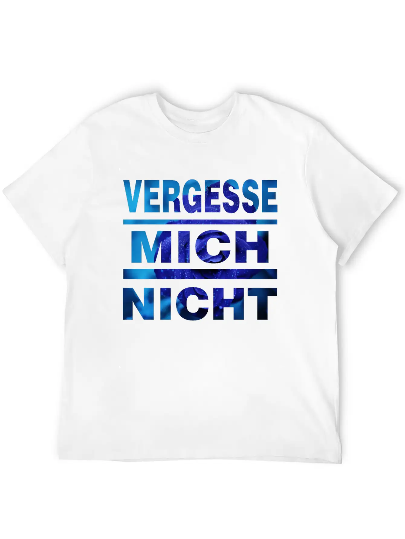 Do Not Forget Me - I Miss You Painfully Unisex Short Sleeve Soft Cotton T-Shirt – Casual Everyday Wear