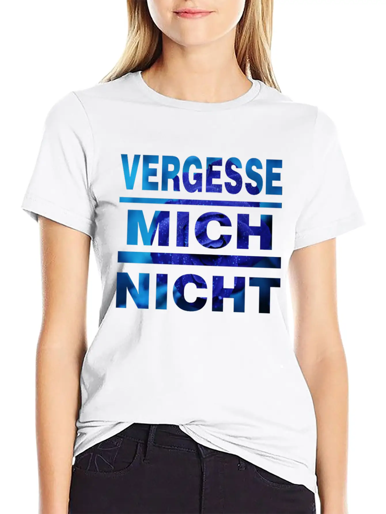 Do Not Forget Me - I Miss You Painfully Unisex Short Sleeve Soft Cotton T-Shirt – Casual Everyday Wear