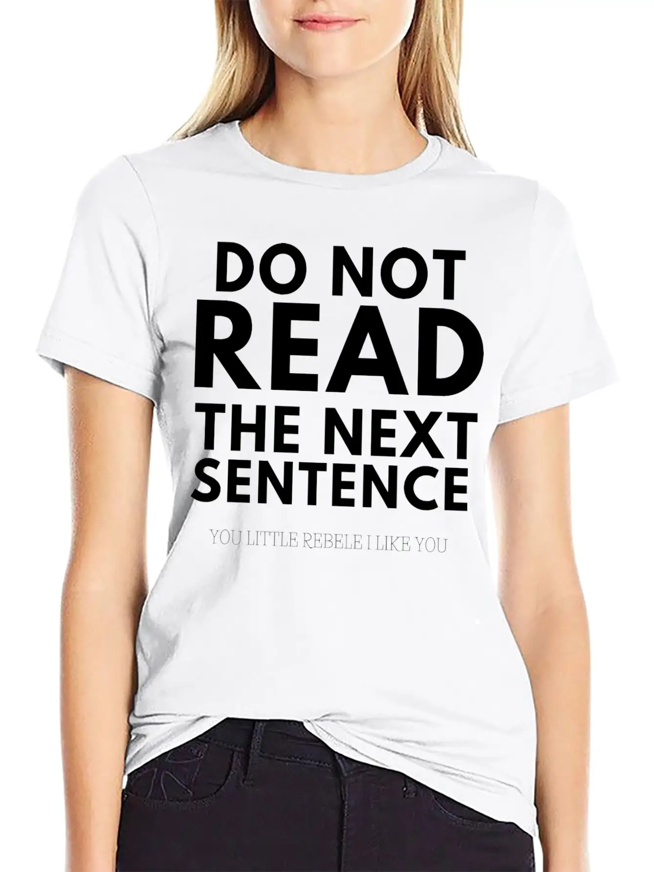 Do Not Read Stylish Everyday T-Shirt – Unisex Basic Cotton Tee