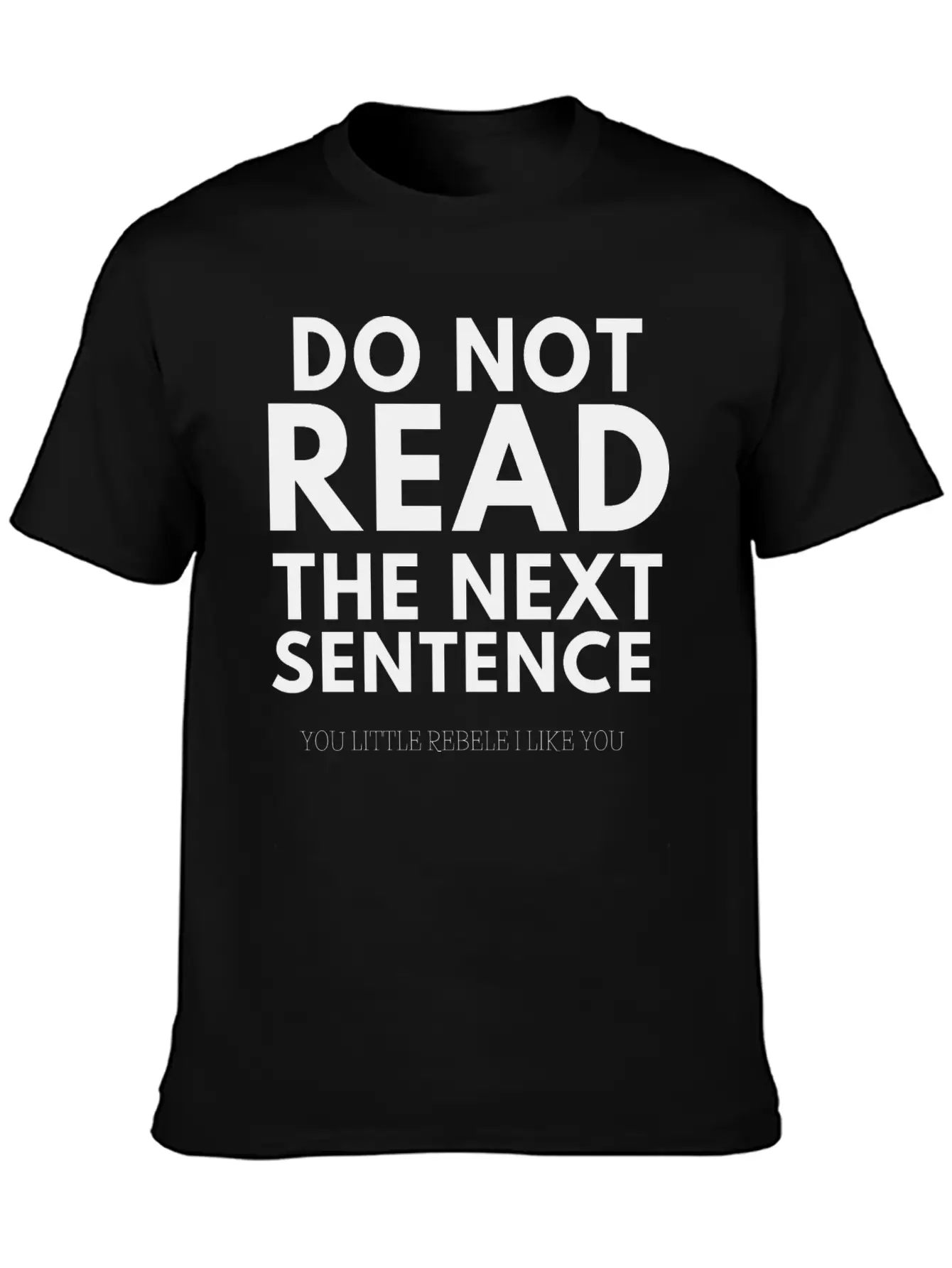 Do Not Read Stylish Everyday T-Shirt – Unisex Basic Cotton Tee