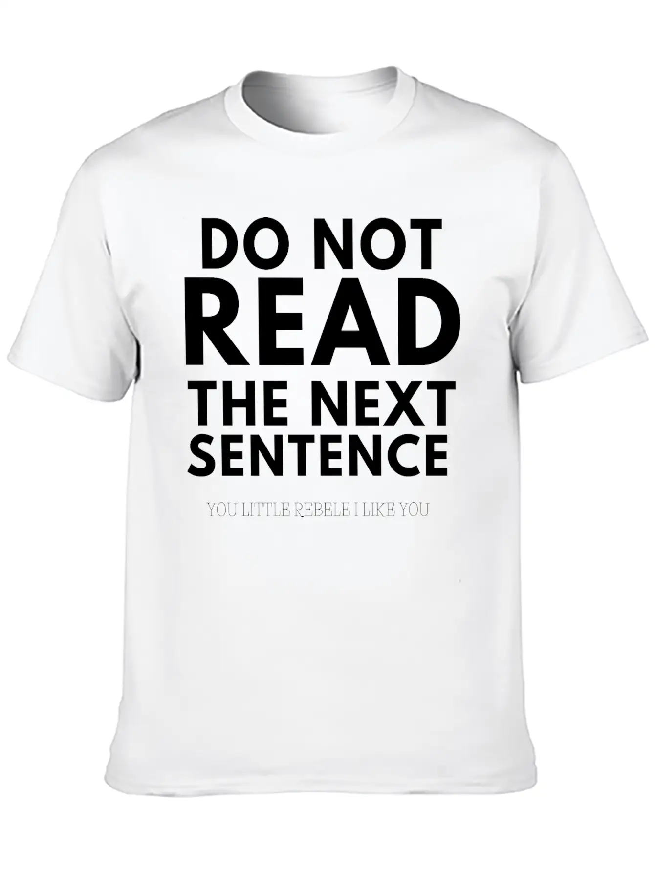 Do Not Read Stylish Everyday T-Shirt – Unisex Basic Cotton Tee