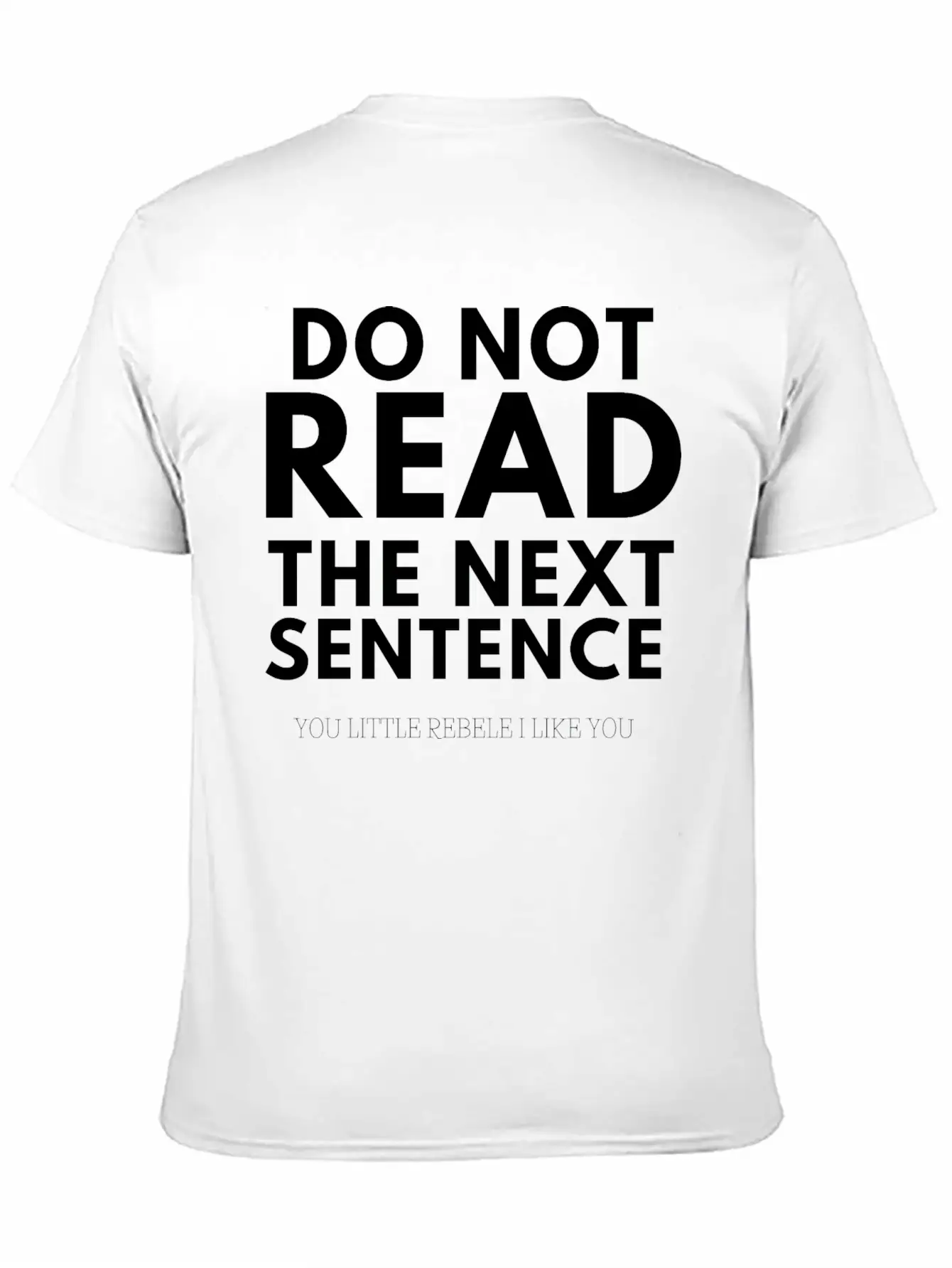 Do Not Read Stylish Everyday T-Shirt – Unisex Basic Cotton Tee