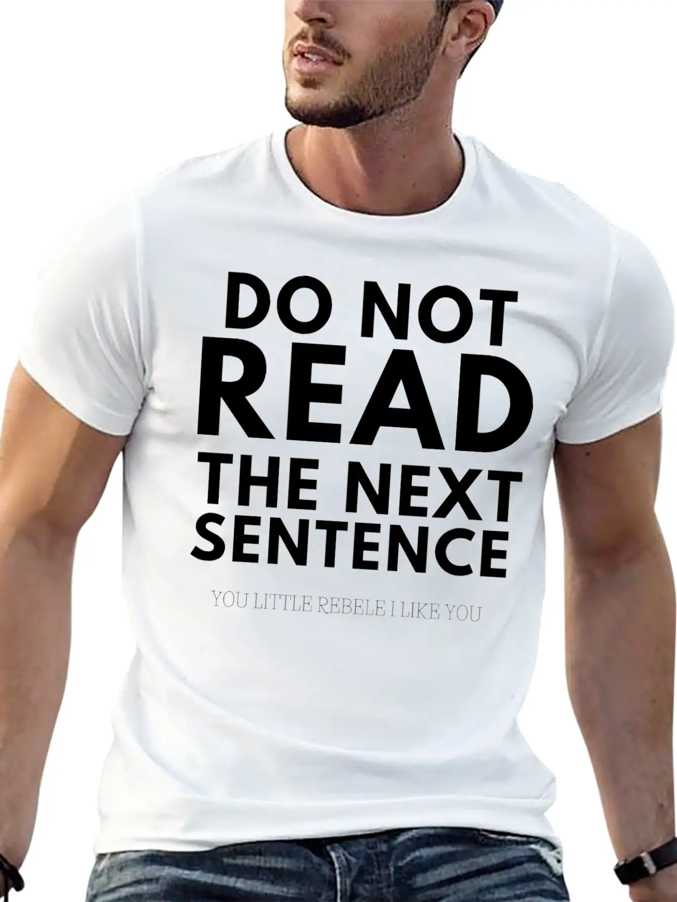 Do Not Read Stylish Everyday T-Shirt – Unisex Basic Cotton Tee
