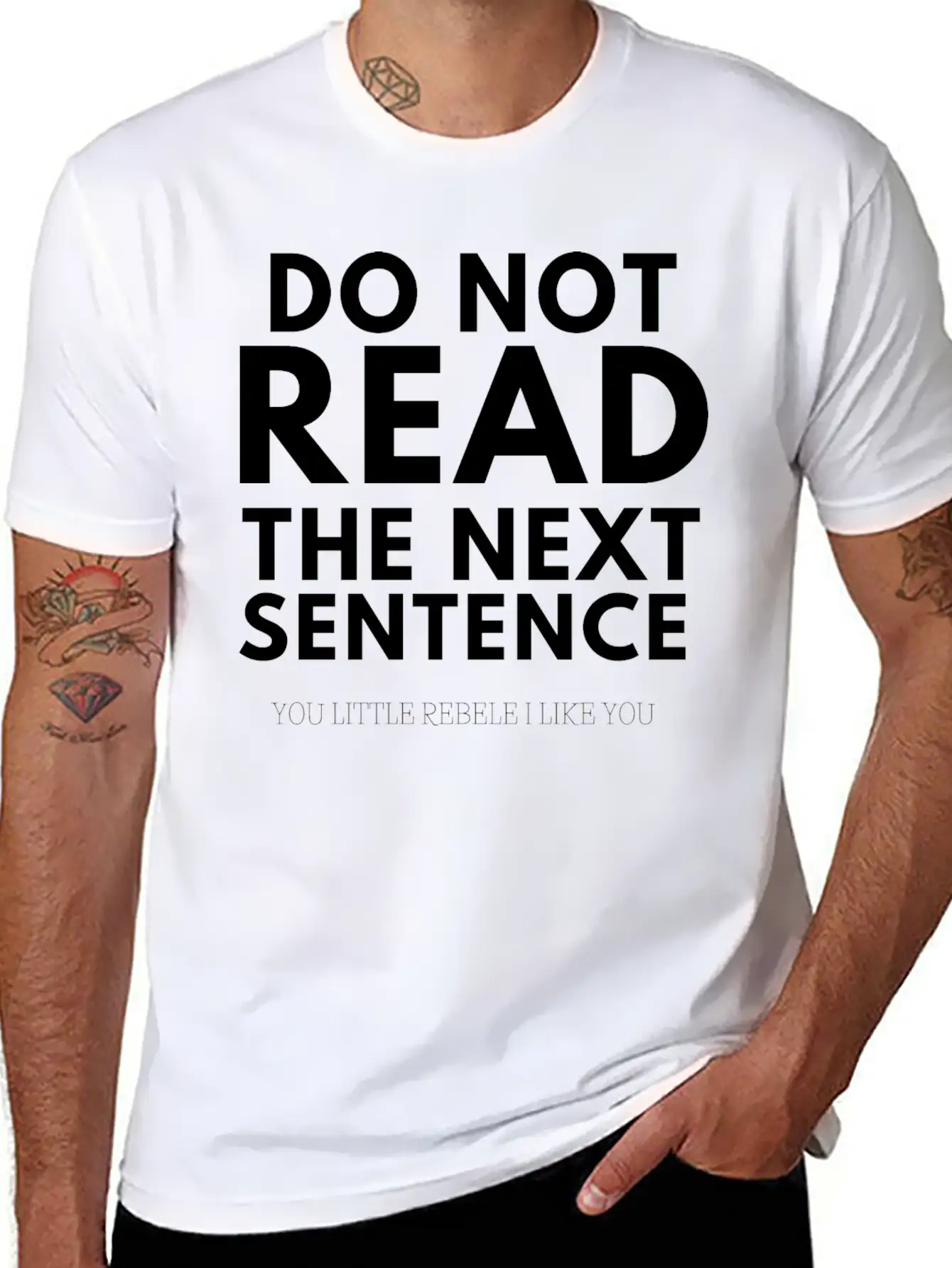 Do Not Read Stylish Everyday T-Shirt – Unisex Basic Cotton Tee