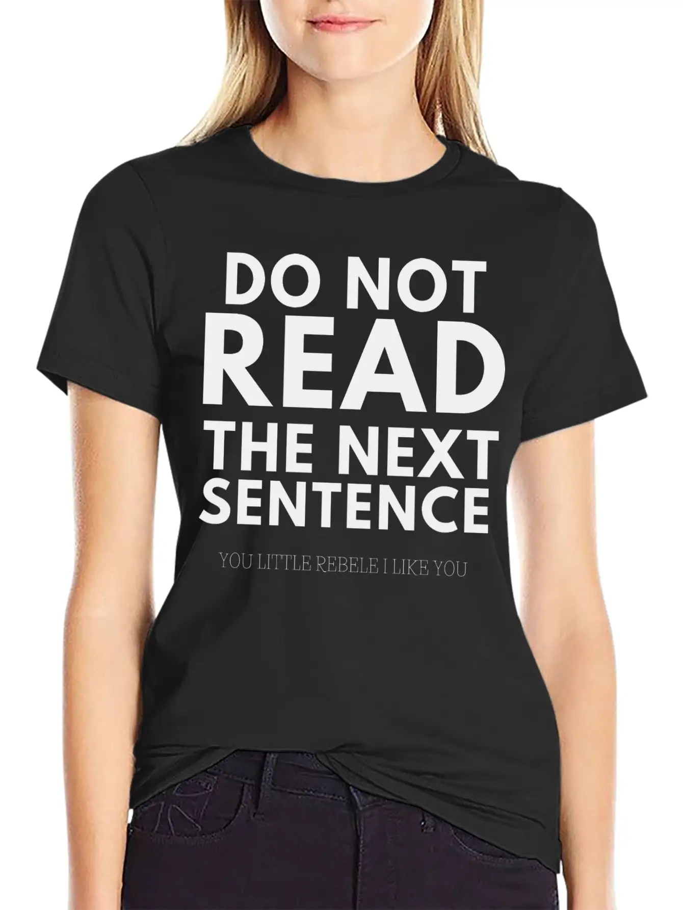 Do Not Read Stylish Everyday T-Shirt – Unisex Basic Cotton Tee