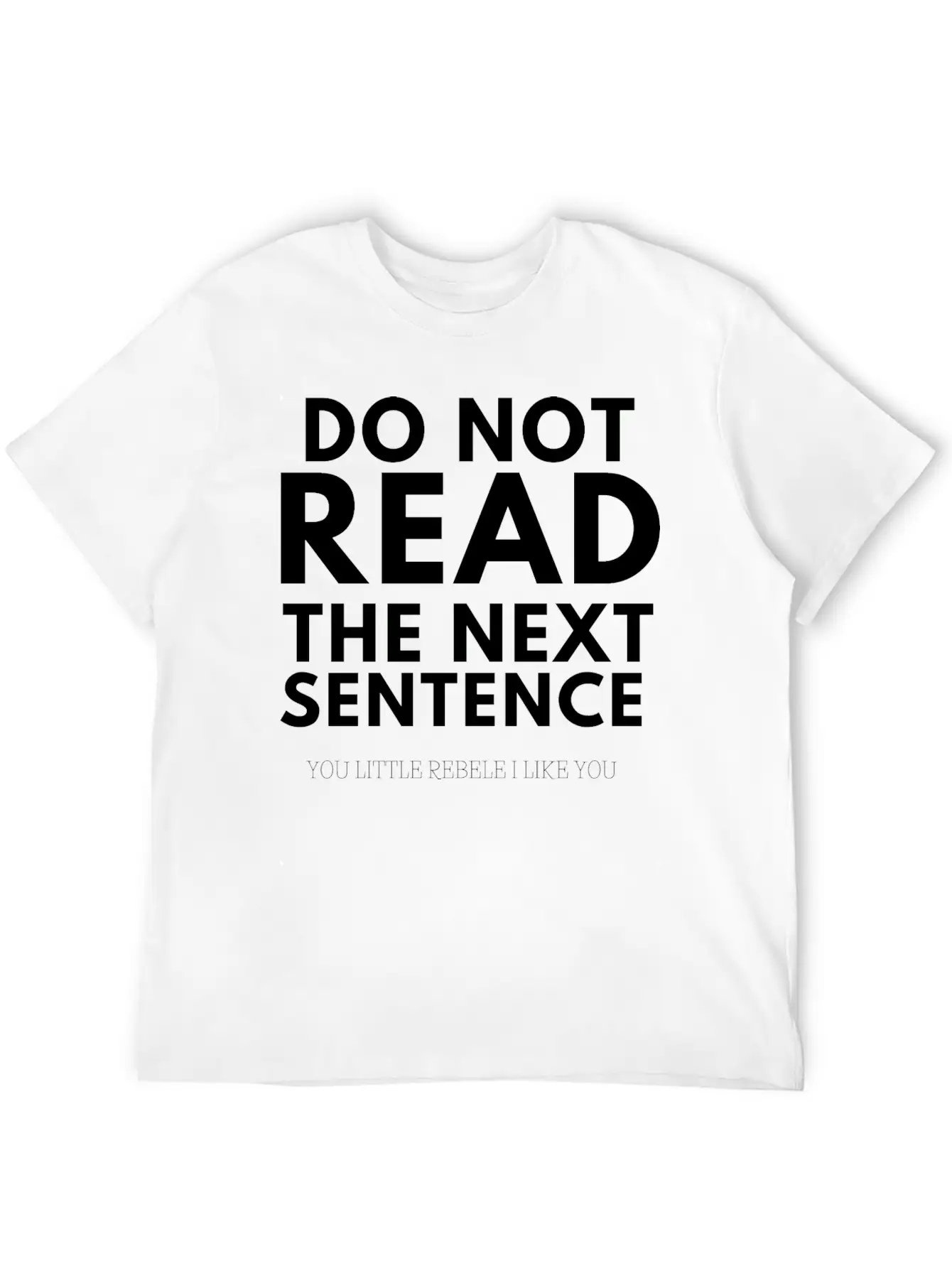 Do Not Read Stylish Everyday T-Shirt – Unisex Basic Cotton Tee