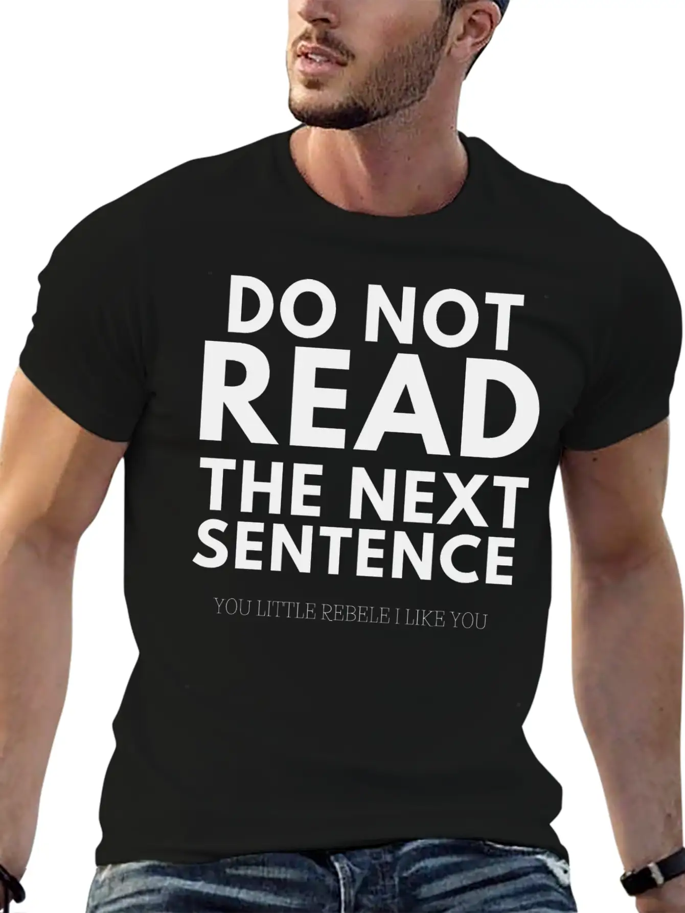 Do Not Read Stylish Everyday T-Shirt – Unisex Basic Cotton Tee