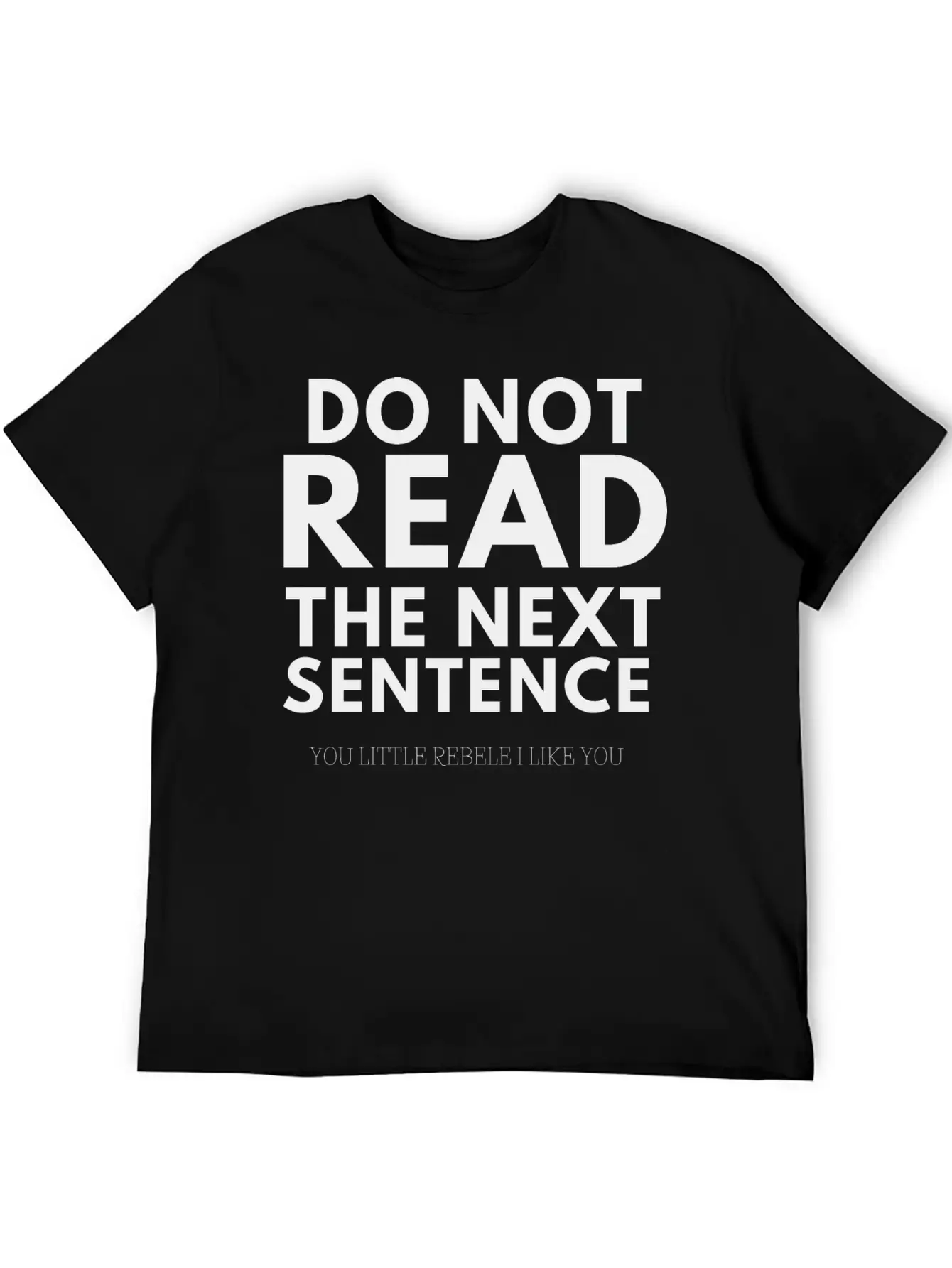 Do Not Read Stylish Everyday T-Shirt – Unisex Basic Cotton Tee