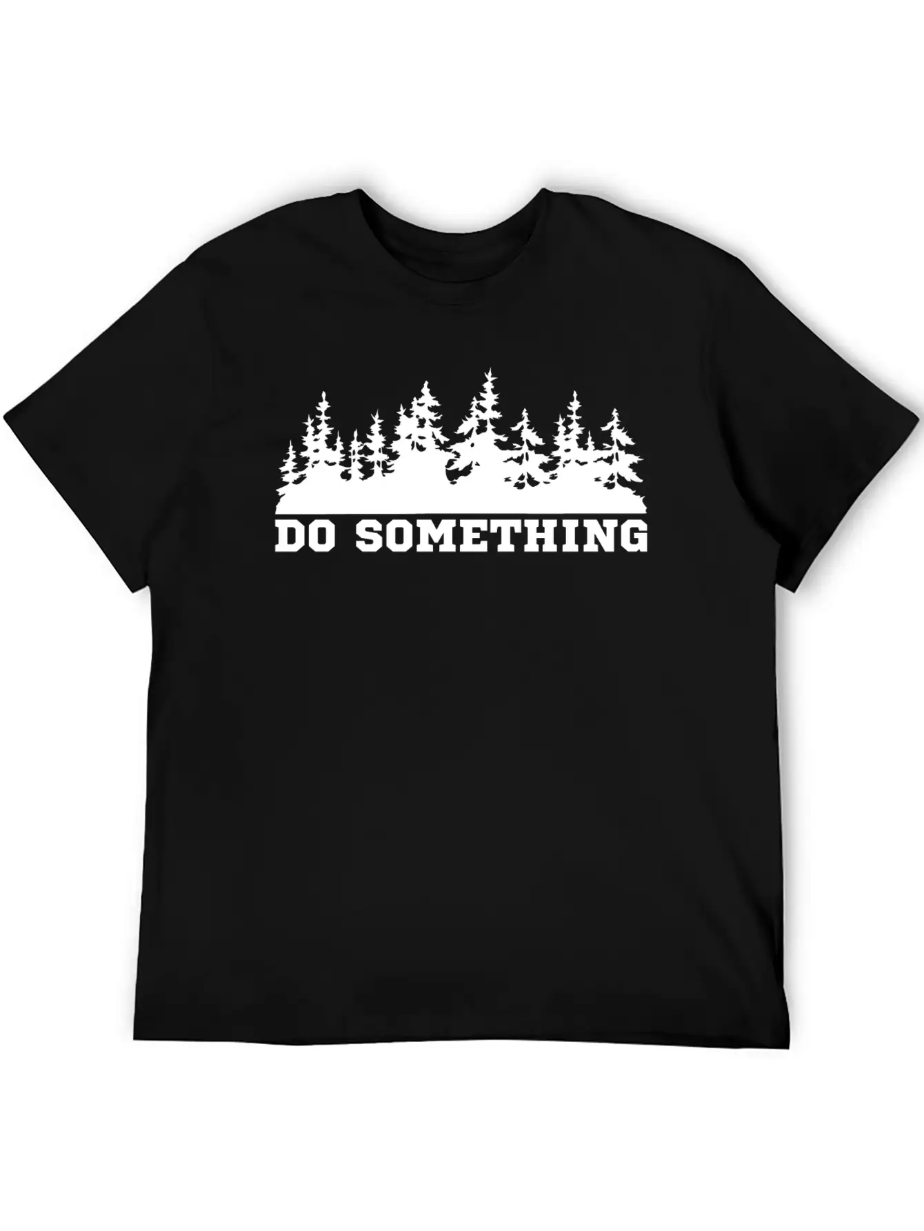 Do Something Climate Change Saying Ecology Stylish Everyday T-Shirt – Unisex Basic Cotton Tee