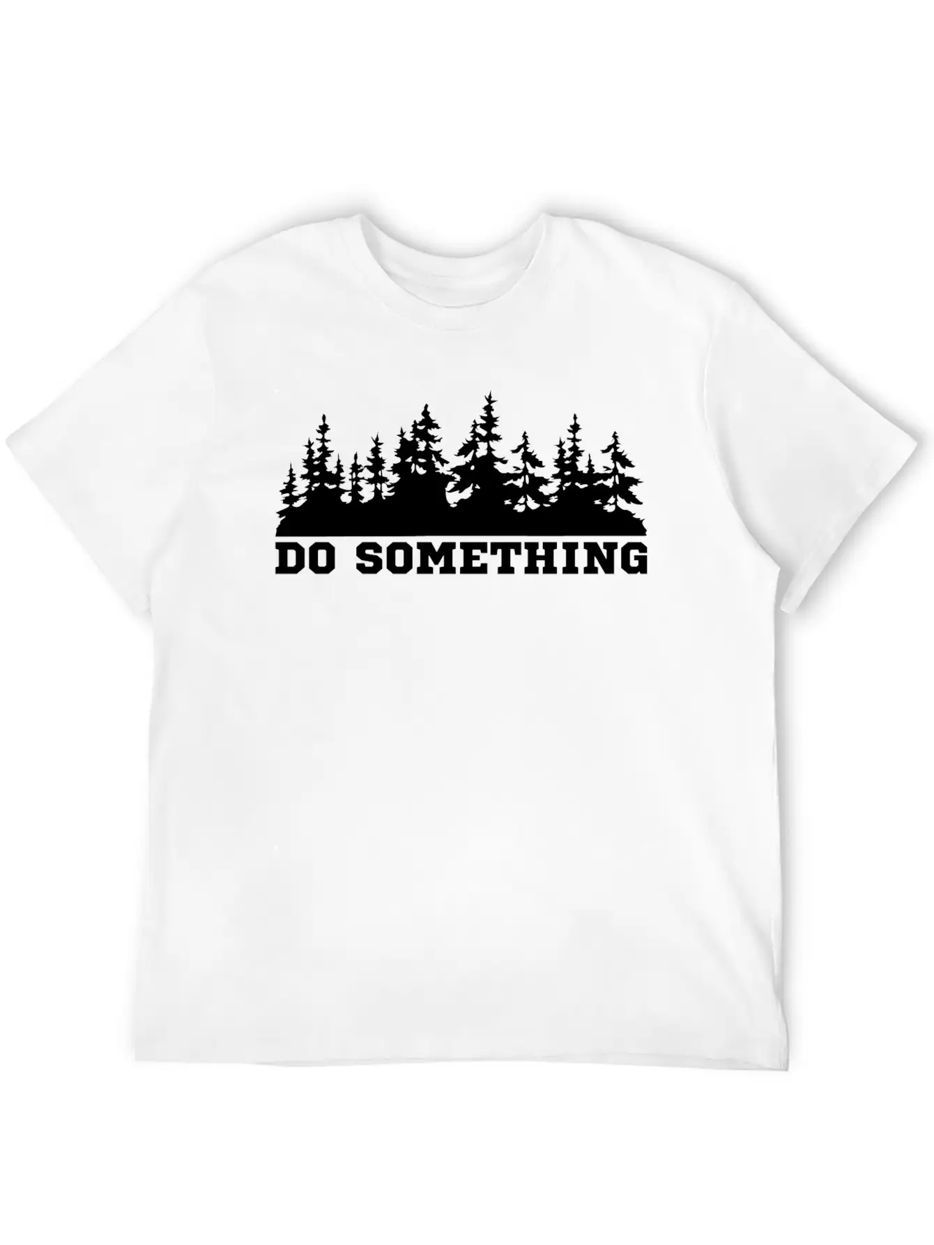 Do Something Climate Change Saying Ecology Stylish Everyday T-Shirt – Unisex Basic Cotton Tee