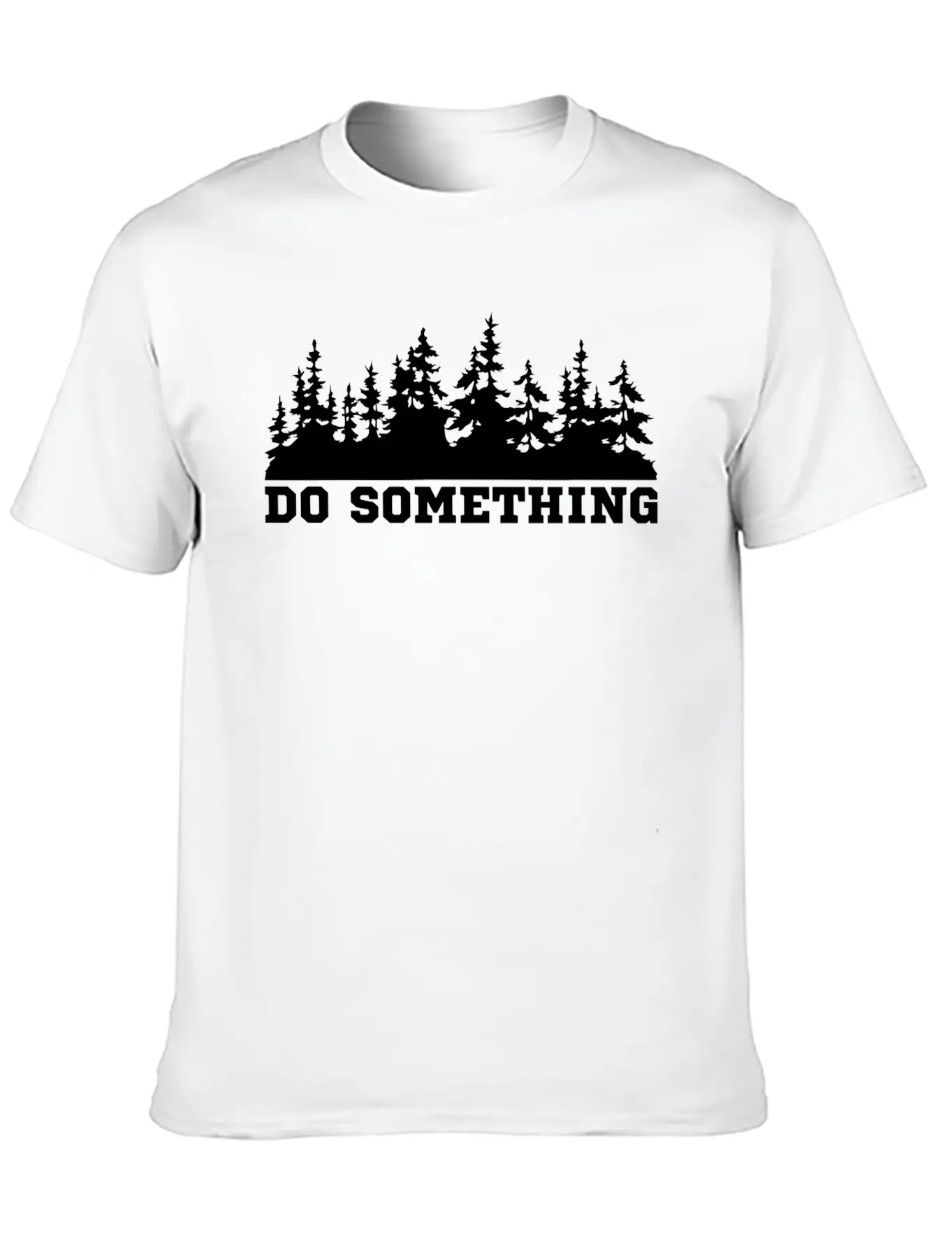 Do Something Climate Change Saying Ecology Stylish Everyday T-Shirt – Unisex Basic Cotton Tee