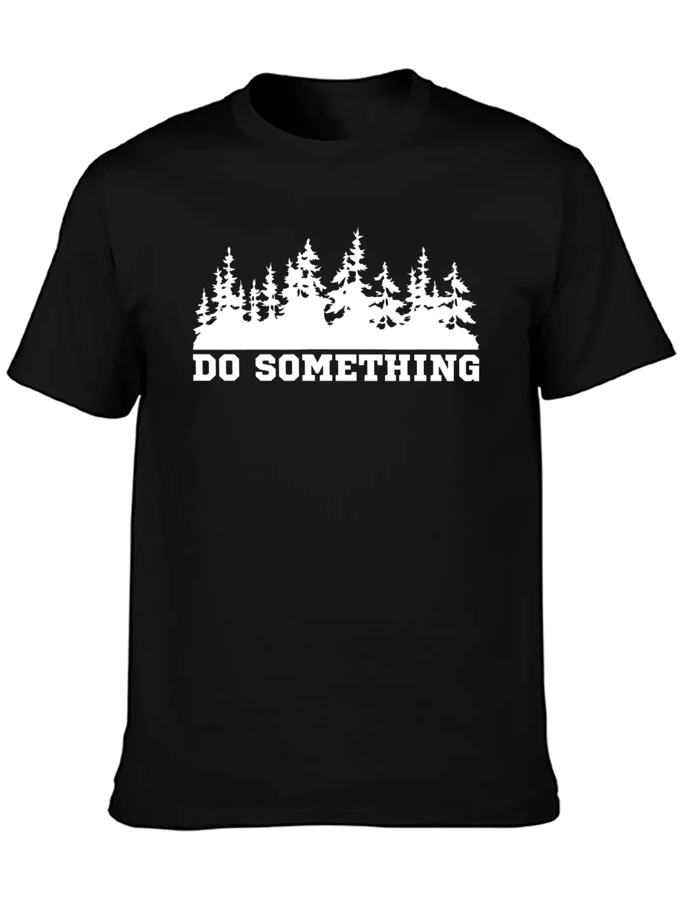 Do Something Climate Change Saying Ecology Stylish Everyday T-Shirt – Unisex Basic Cotton Tee