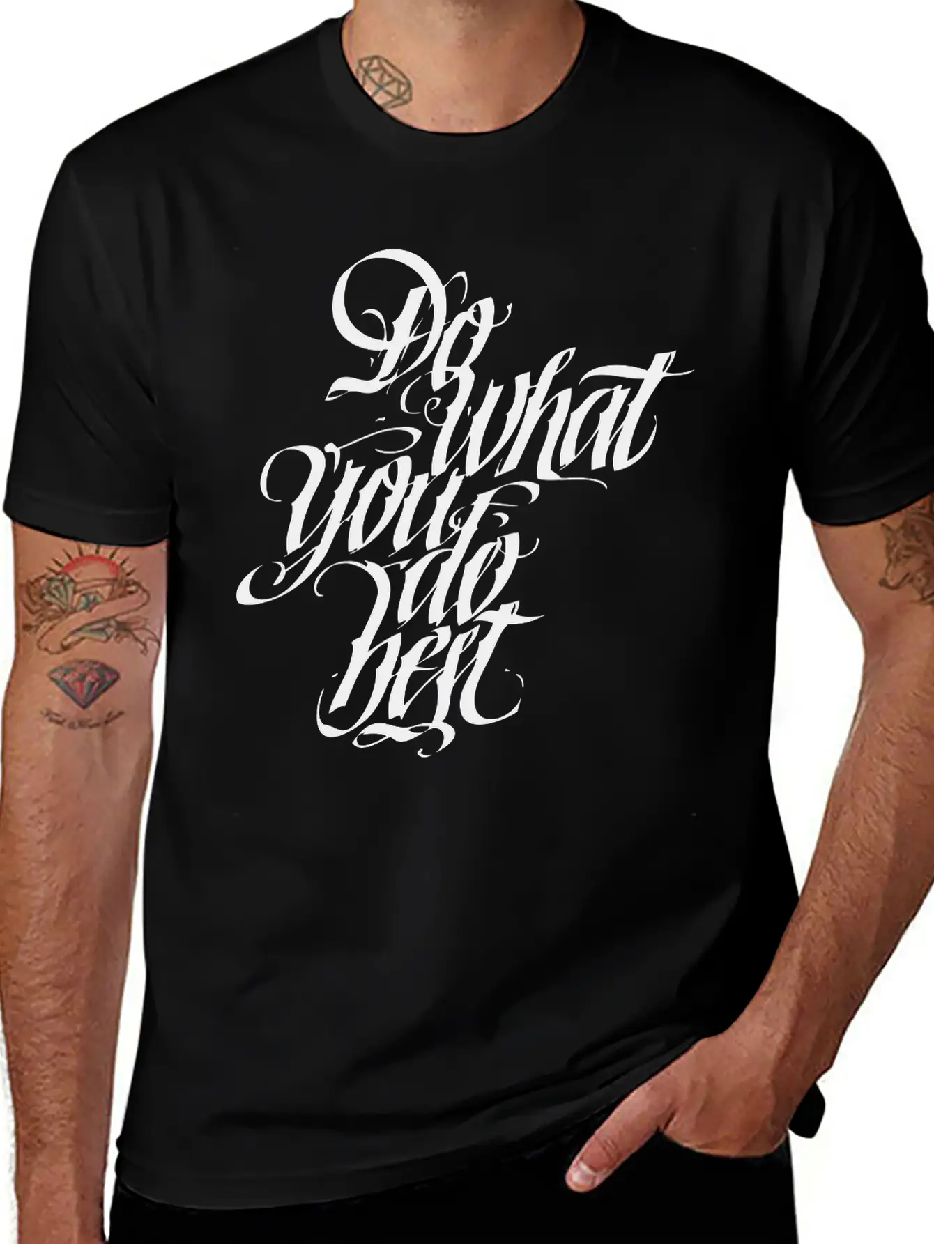 Do What You Do Best Unisex Short Sleeve Soft Cotton T-Shirt – Casual Everyday Wear