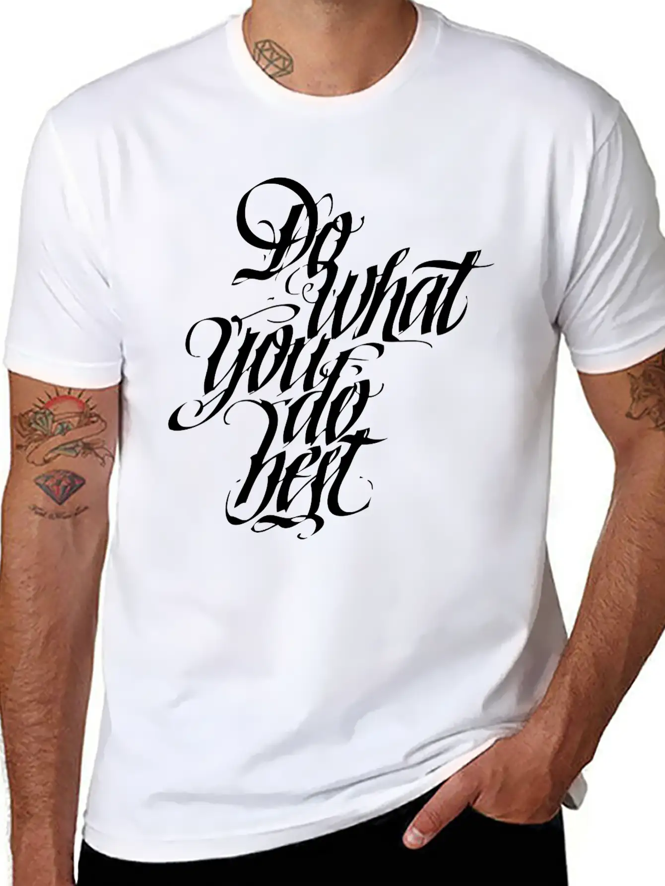 Do What You Do Best Unisex Short Sleeve Soft Cotton T-Shirt – Casual Everyday Wear