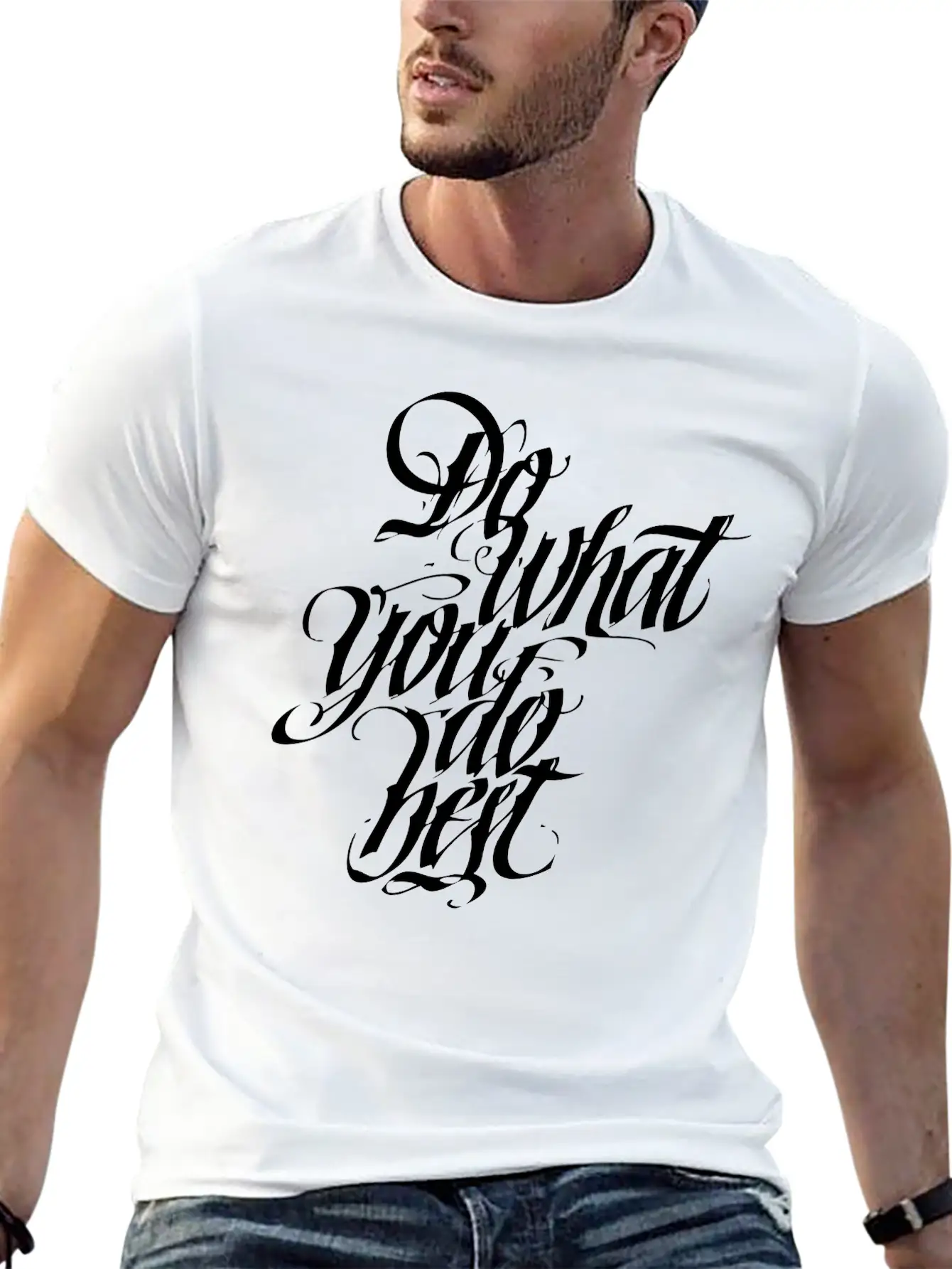 Do What You Do Best Unisex Short Sleeve Soft Cotton T-Shirt – Casual Everyday Wear