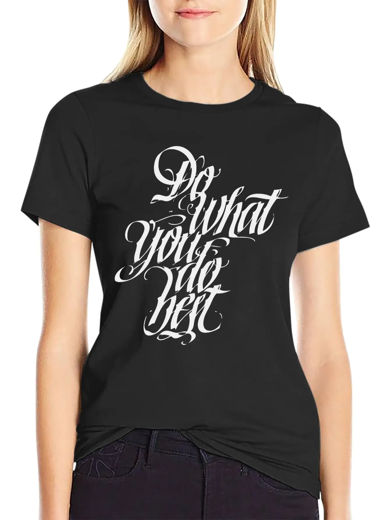 Do What You Do Best Unisex Short Sleeve Soft Cotton T-Shirt – Casual Everyday Wear