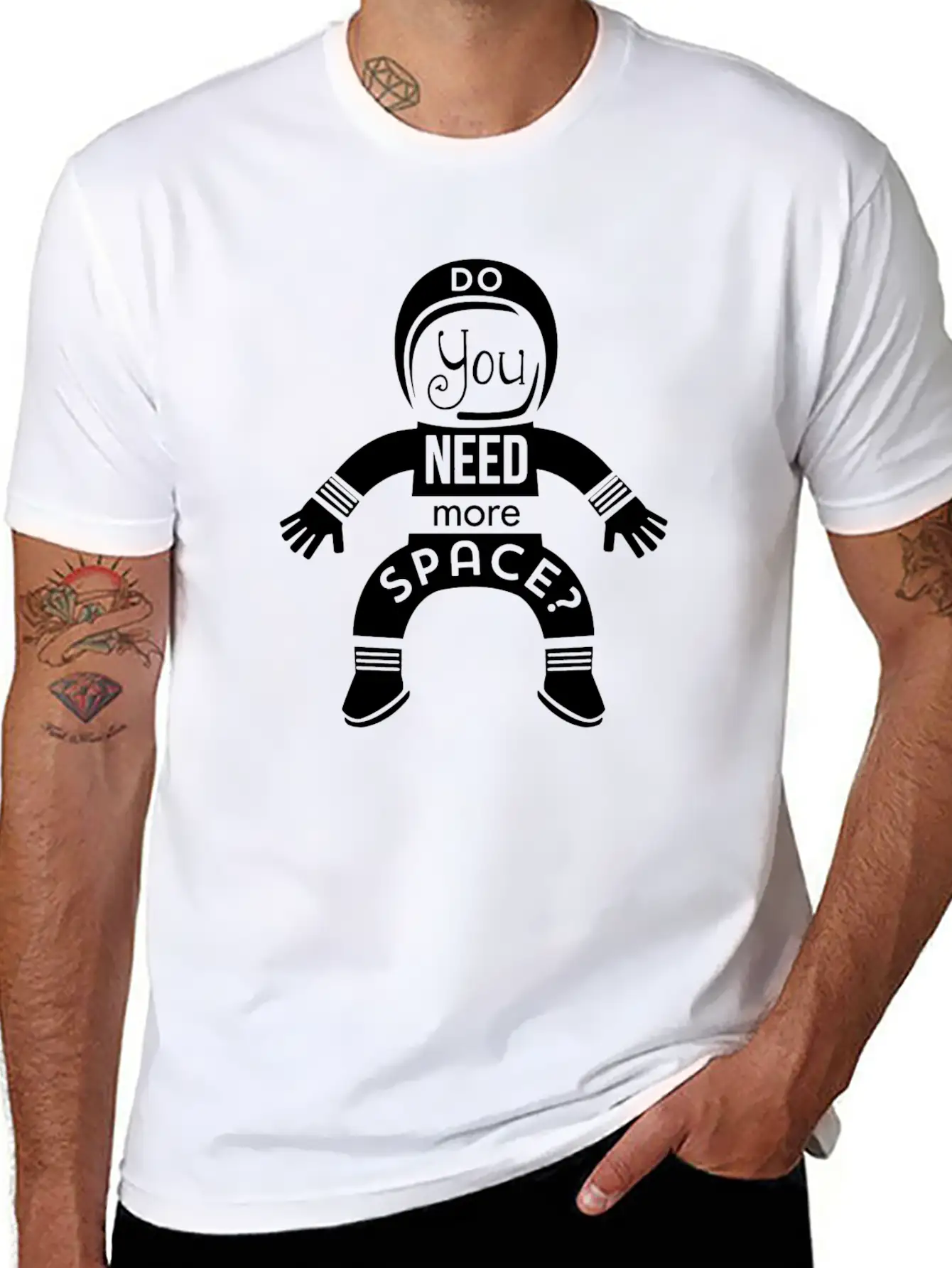 Do You Need More Space Essential Unisex Summer Tee – Soft Cotton Casual Fit